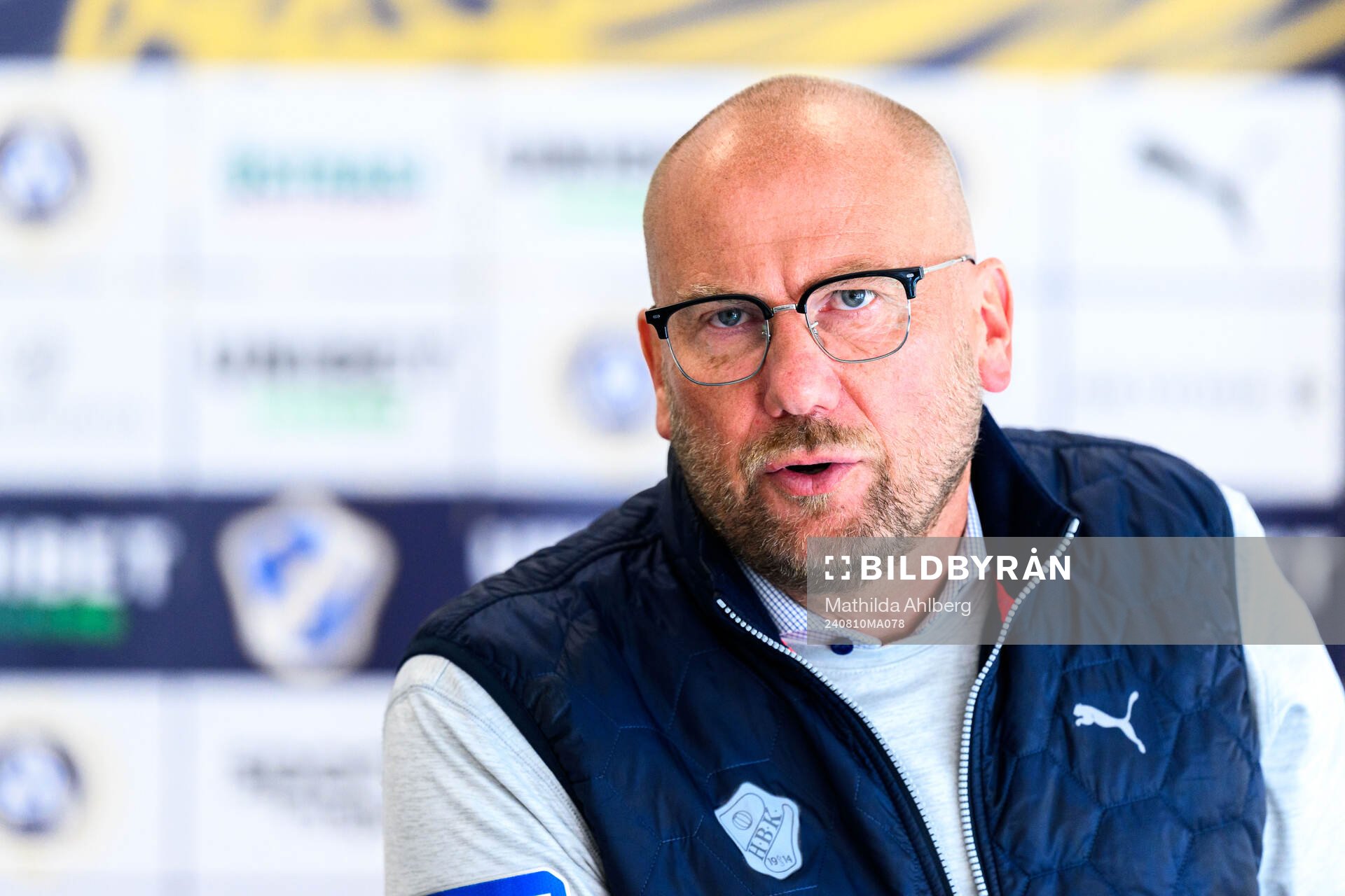 Halmstads tränare Magnus Haglund
