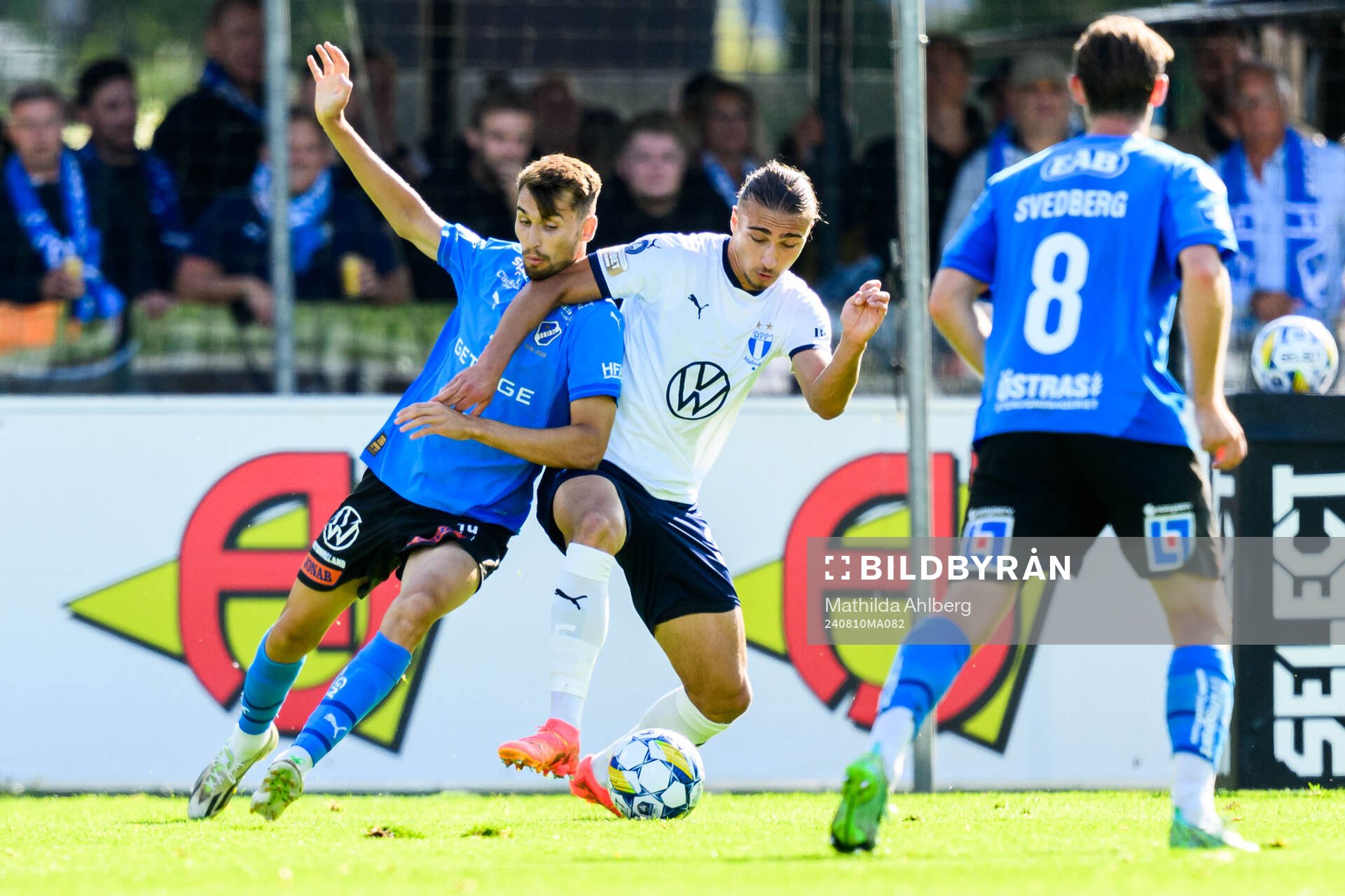 Halmstads Rasmus Wiedesheim-Paul och Malmö FFs Elison