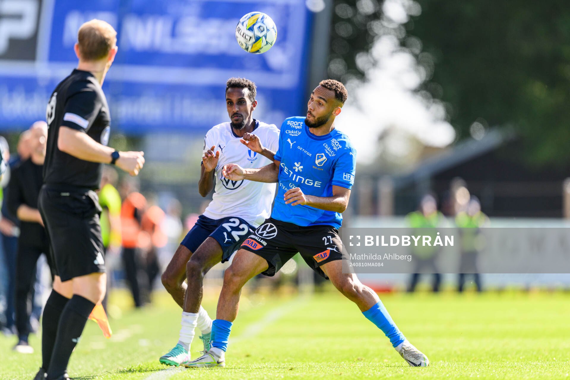 Malmö FFs Taha Ali och Halmstads Vinicius Nogueira De