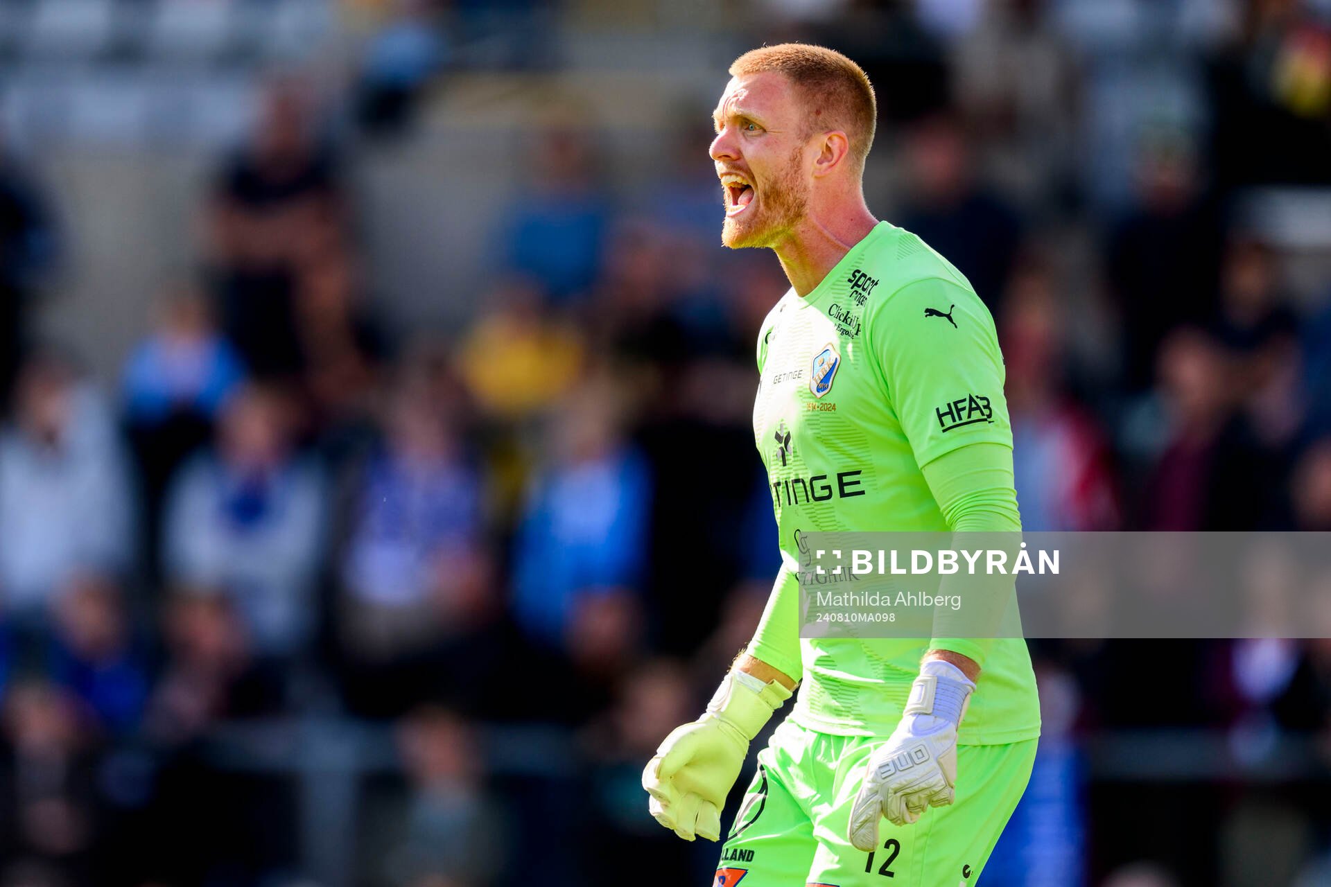 Halmstads målvakt Tim Erlandsson