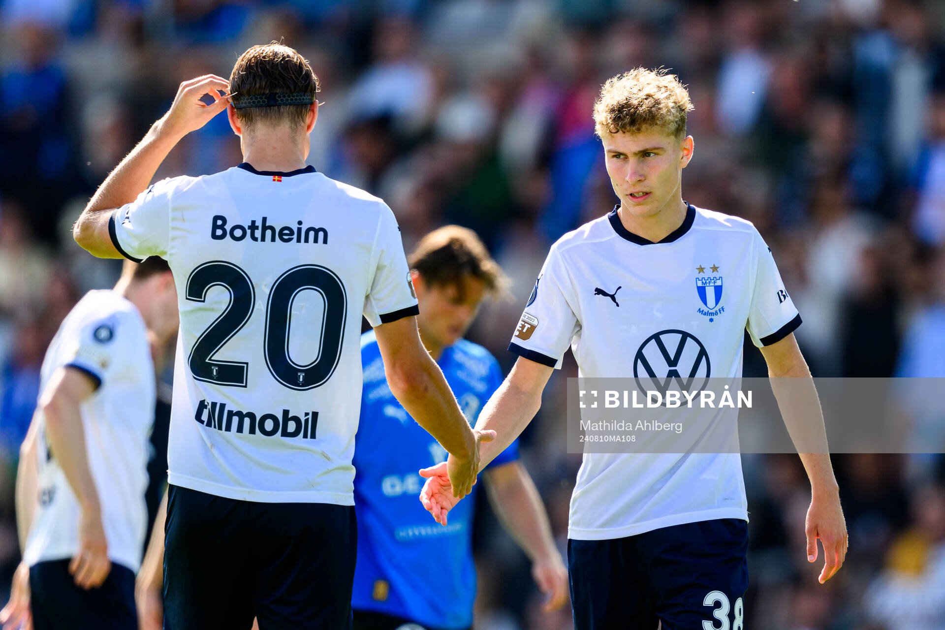 Malmö FFs Erik Botheim och Hugo Bolin