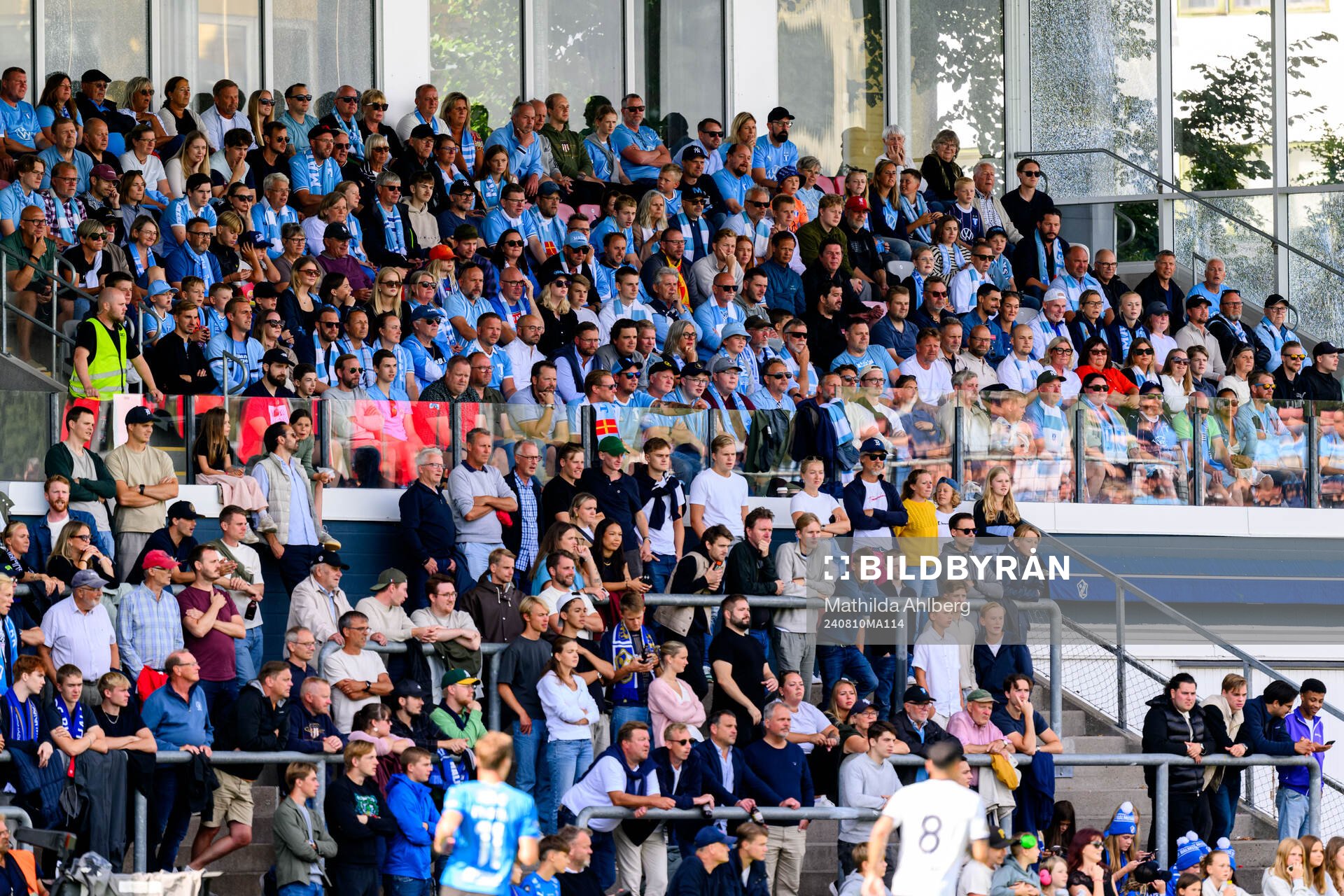 under fotbollsmatchen i Allsvenskan mellan Halmstad och