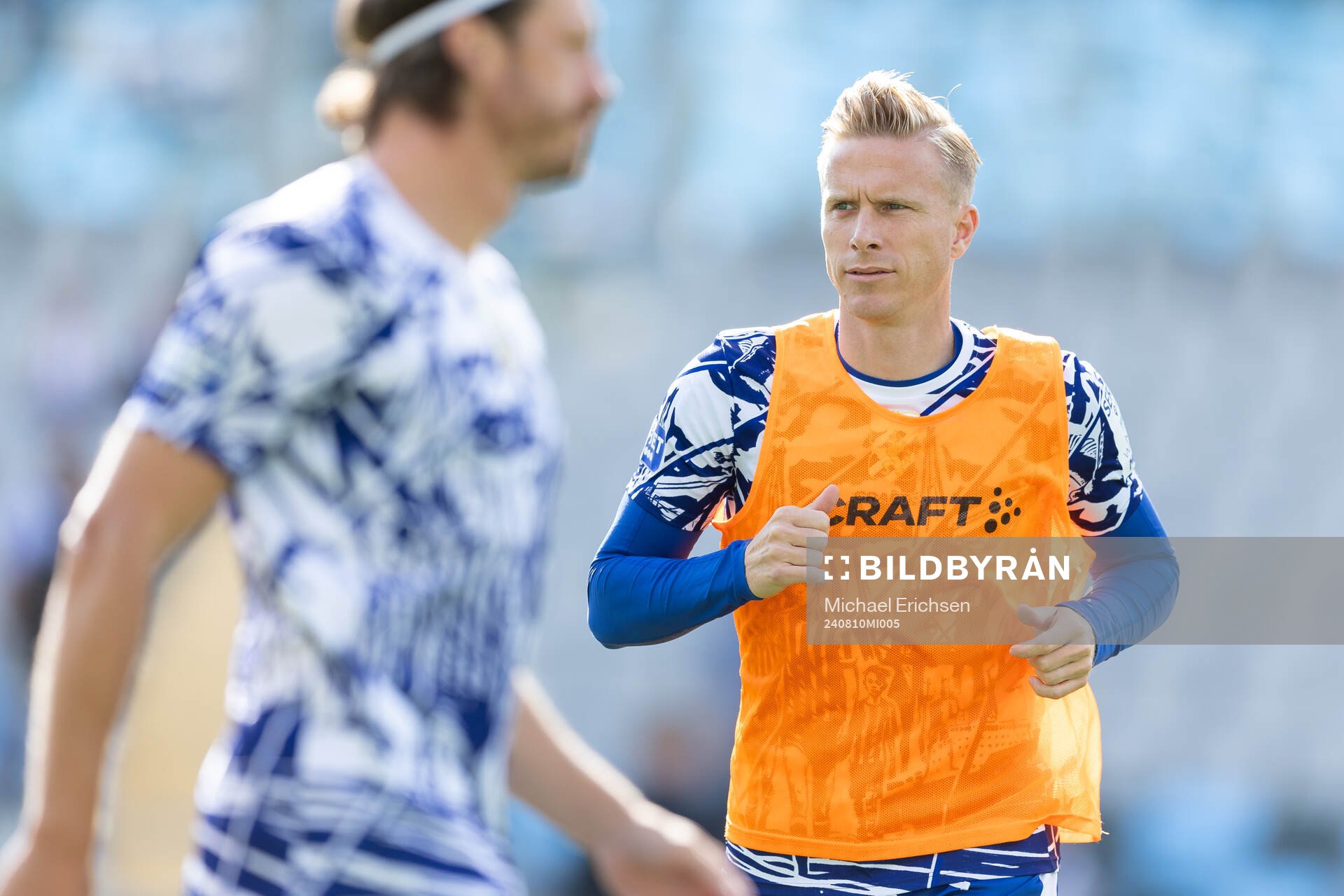 IFK Göteborgs Oscar Wendt innan fotbollsmatchen i