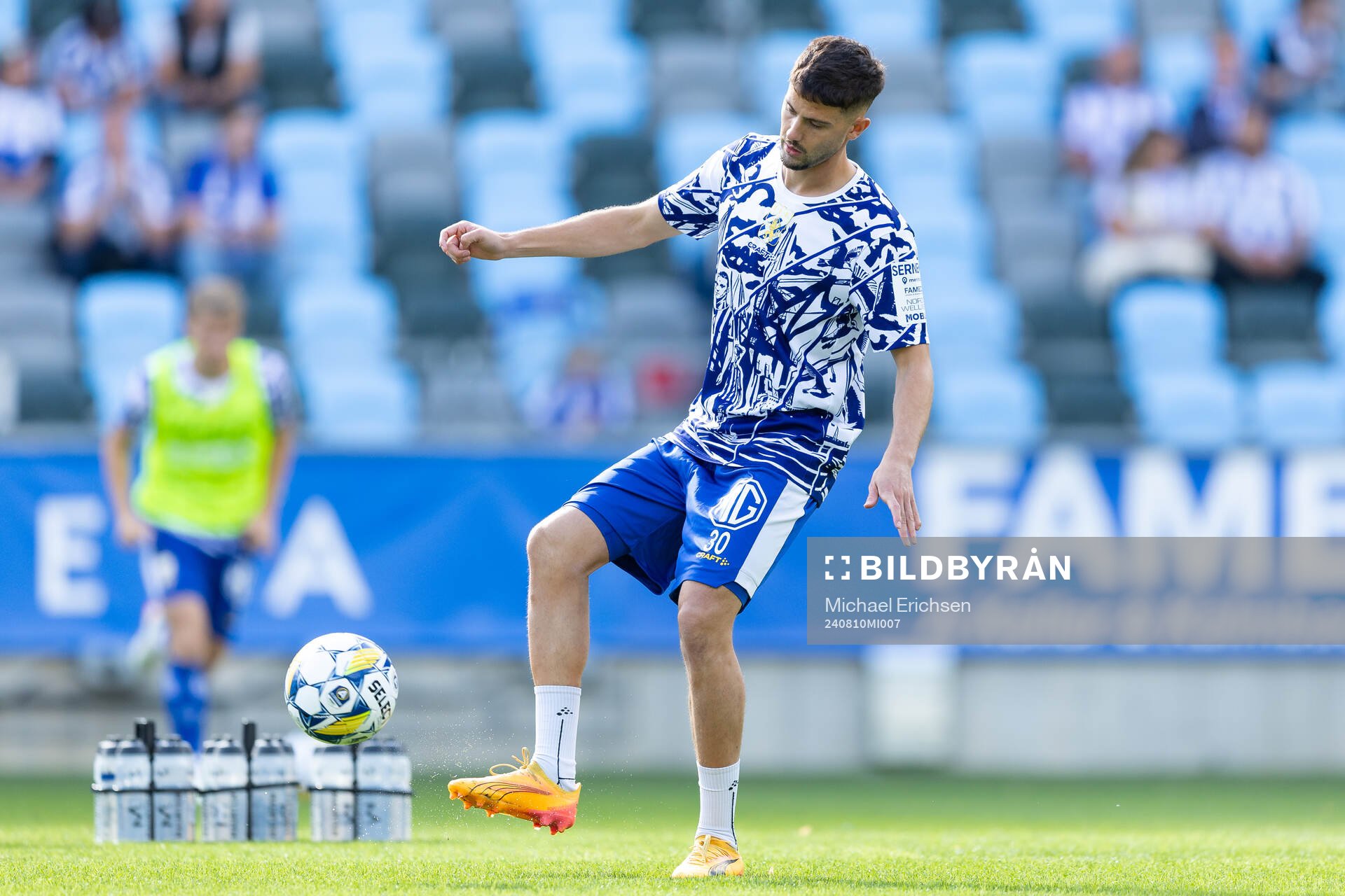 IFK Göteborgs Ramon Pascal Lundqvist innan fotbollsmatchen