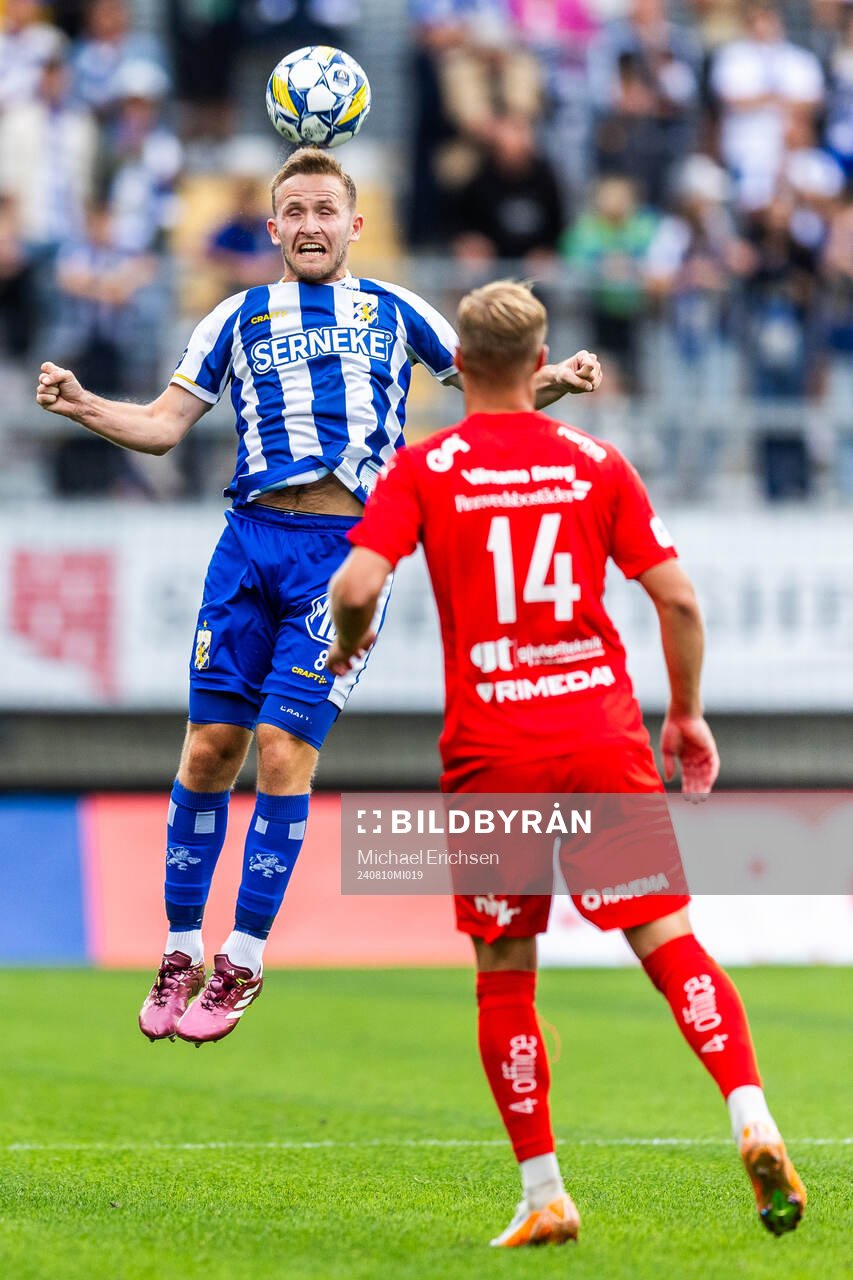 IFK Göteborgs Jonas Bager och Värnamos Gustav Engvall