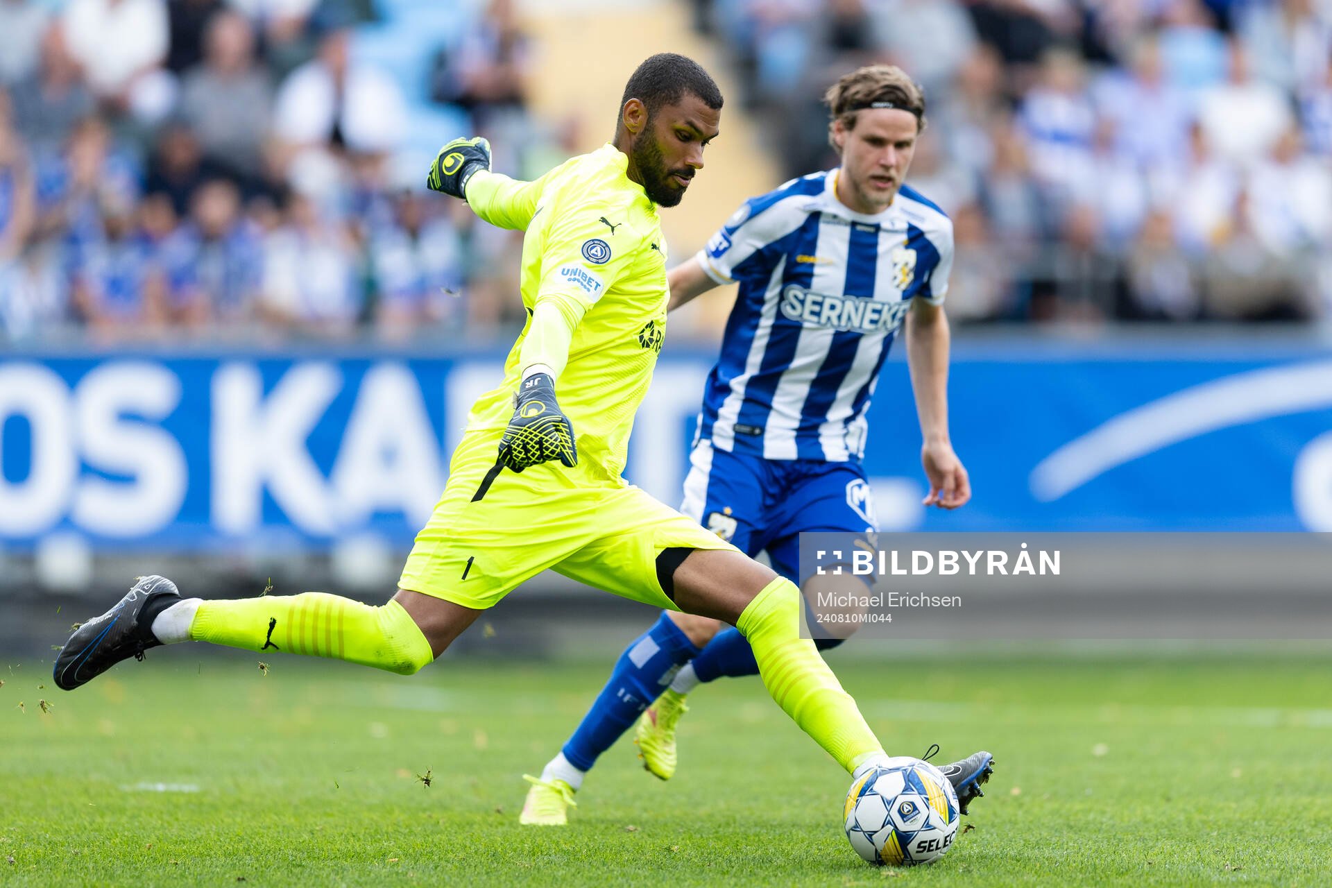 Värnamos målvakt Jonathan Ursin Rasheed