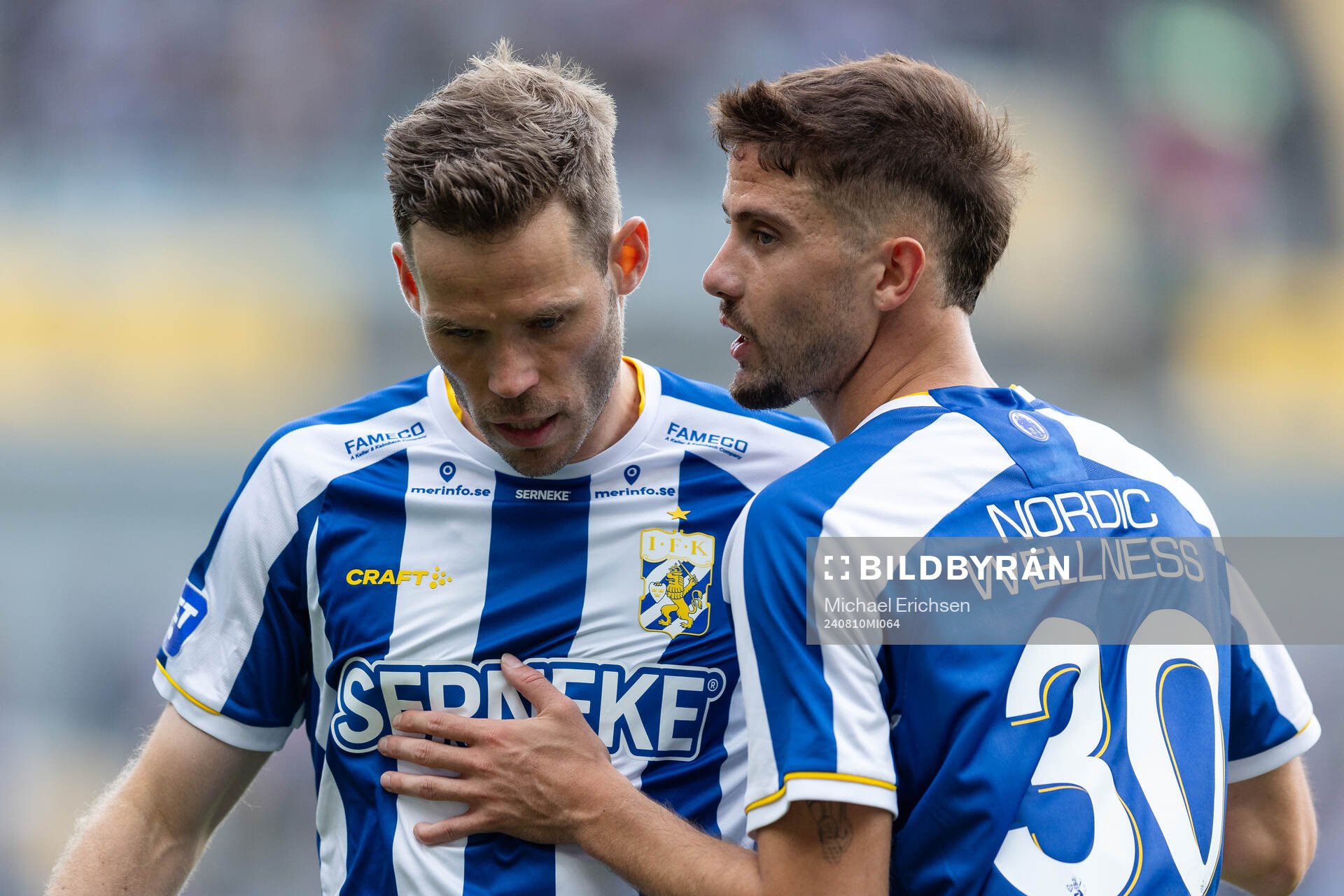 IFK Göteborgs Emil Salomonsson och Ramon Pascal Lundqvist