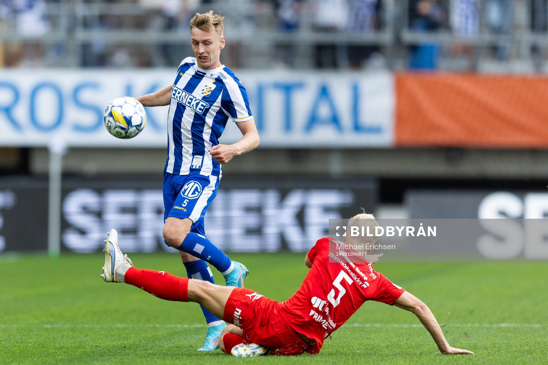 IFK Göteborgs Sebastian Ohlsson och Värnamos Victor
