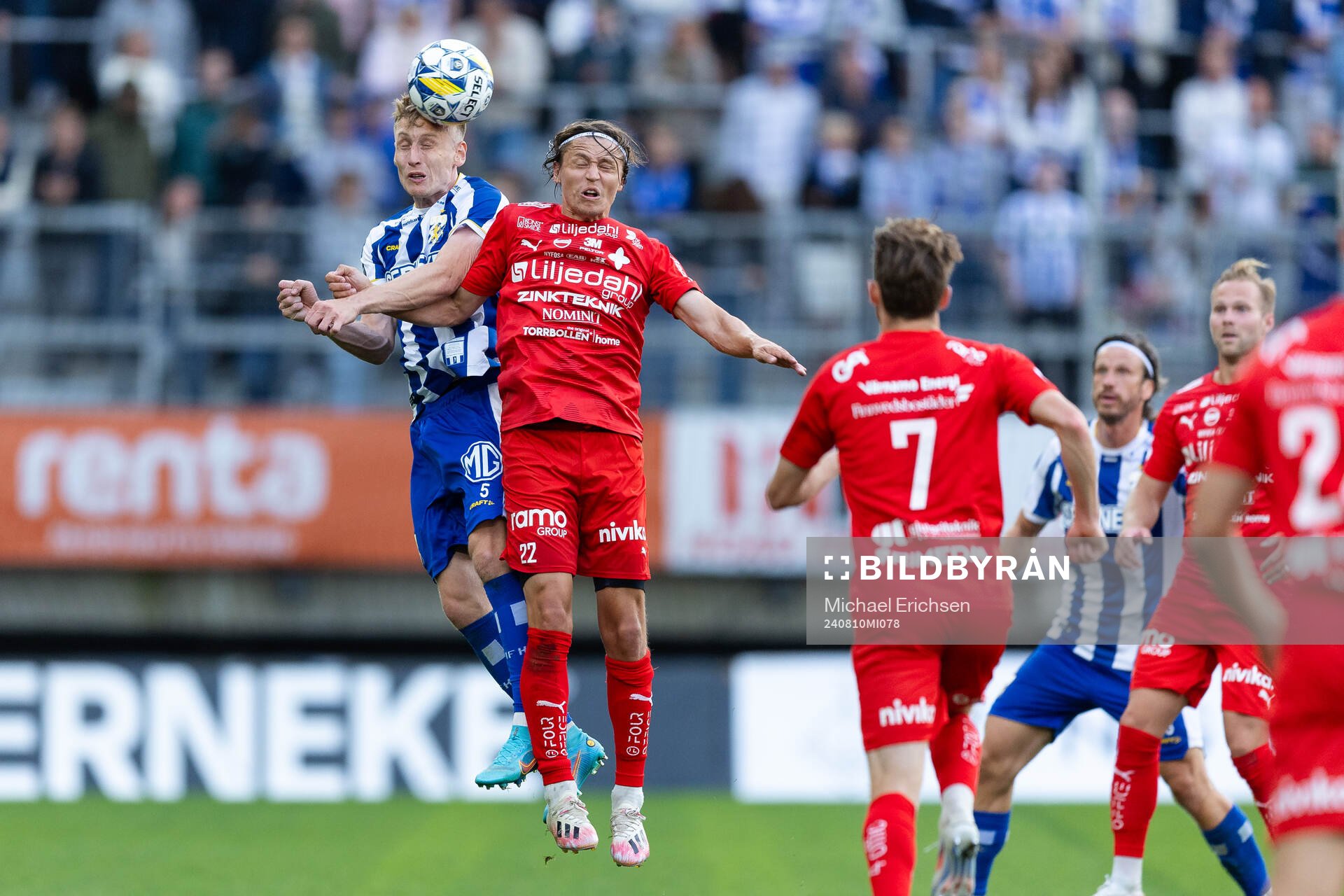 IFK Göteborgs Sebastian Ohlsson oh Värnamos Simon Thern