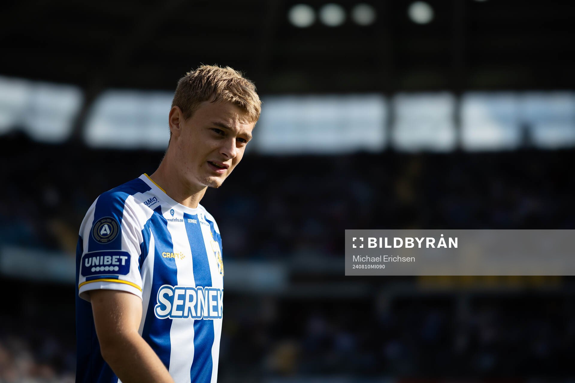 IFK Göteborgs David Kjær Kruse innan fotbollsmatchen i