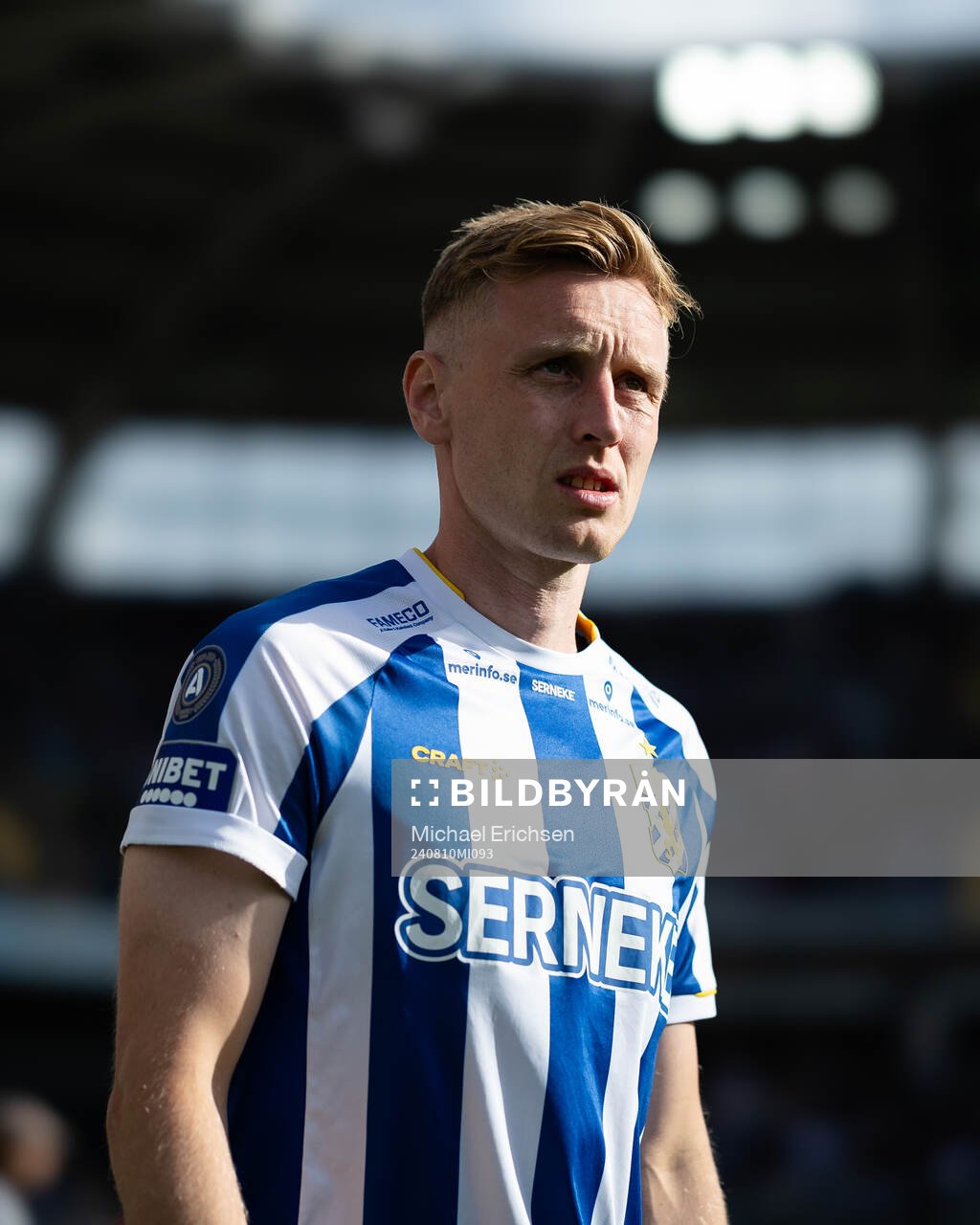 IFK Göteborgs Sebastian Ohlsson innan fotbollsmatchen i