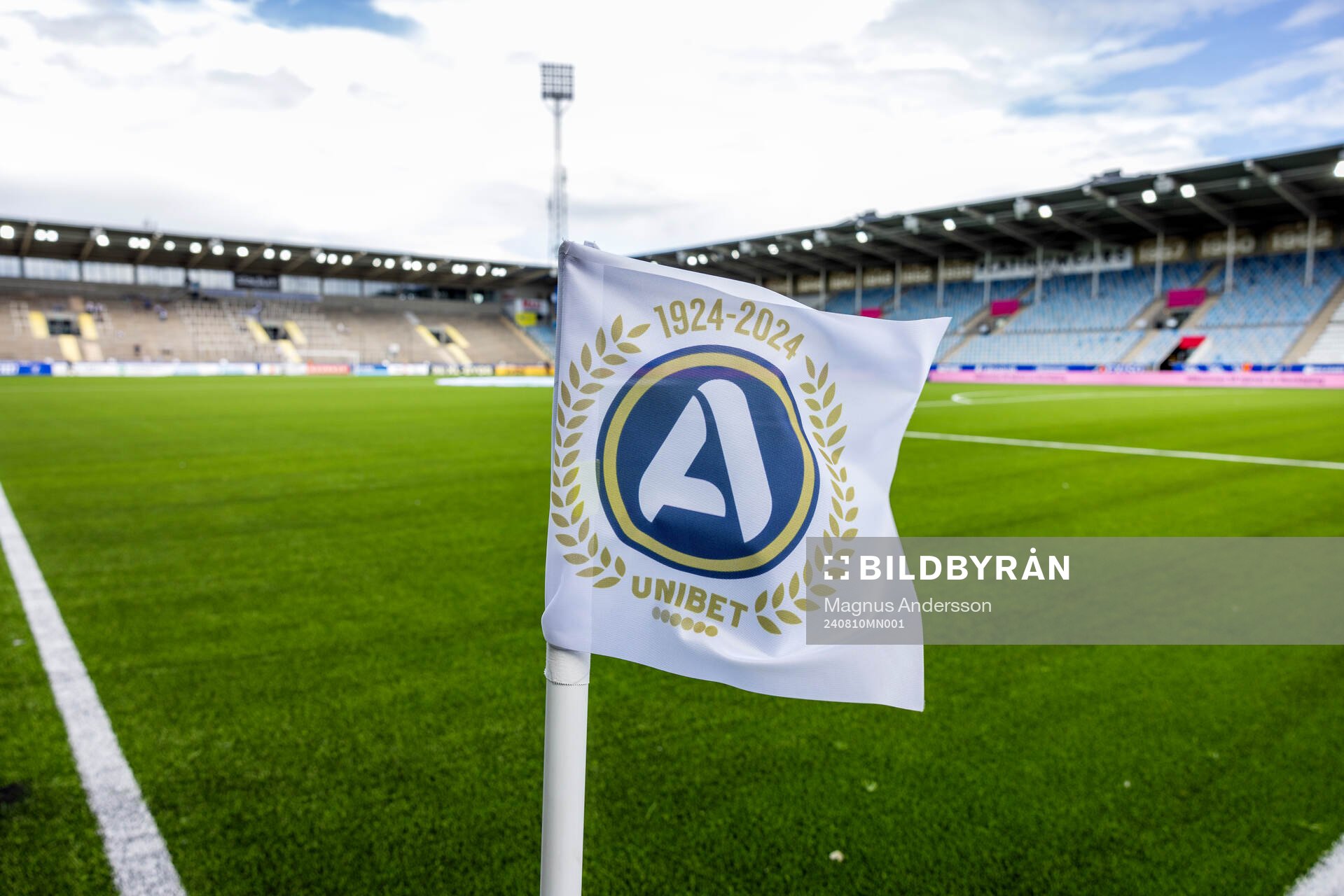 Hörnflagga på Platinumcars Arena