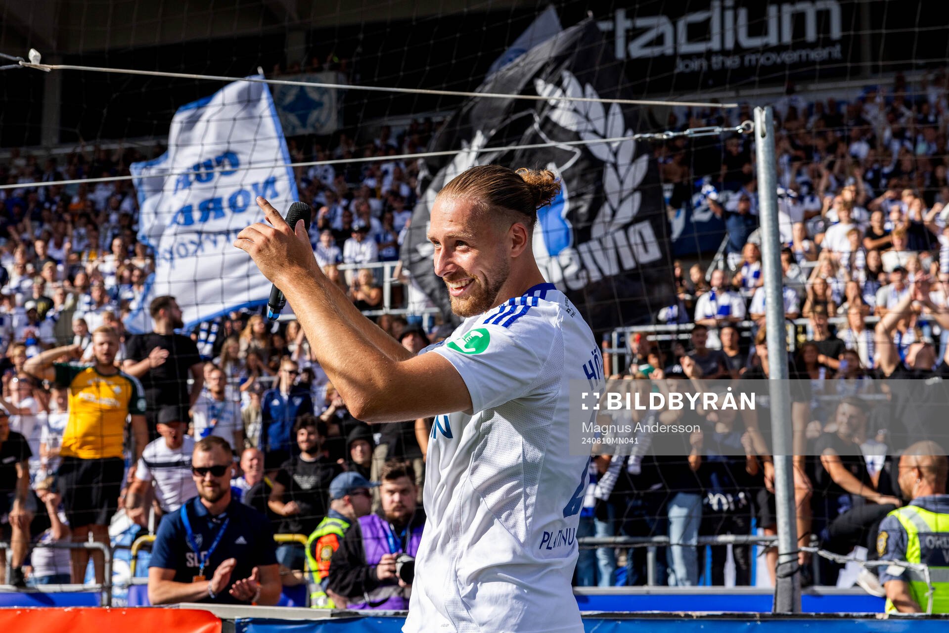 IFK Norrköpings Kevin Höög Jansson jublar