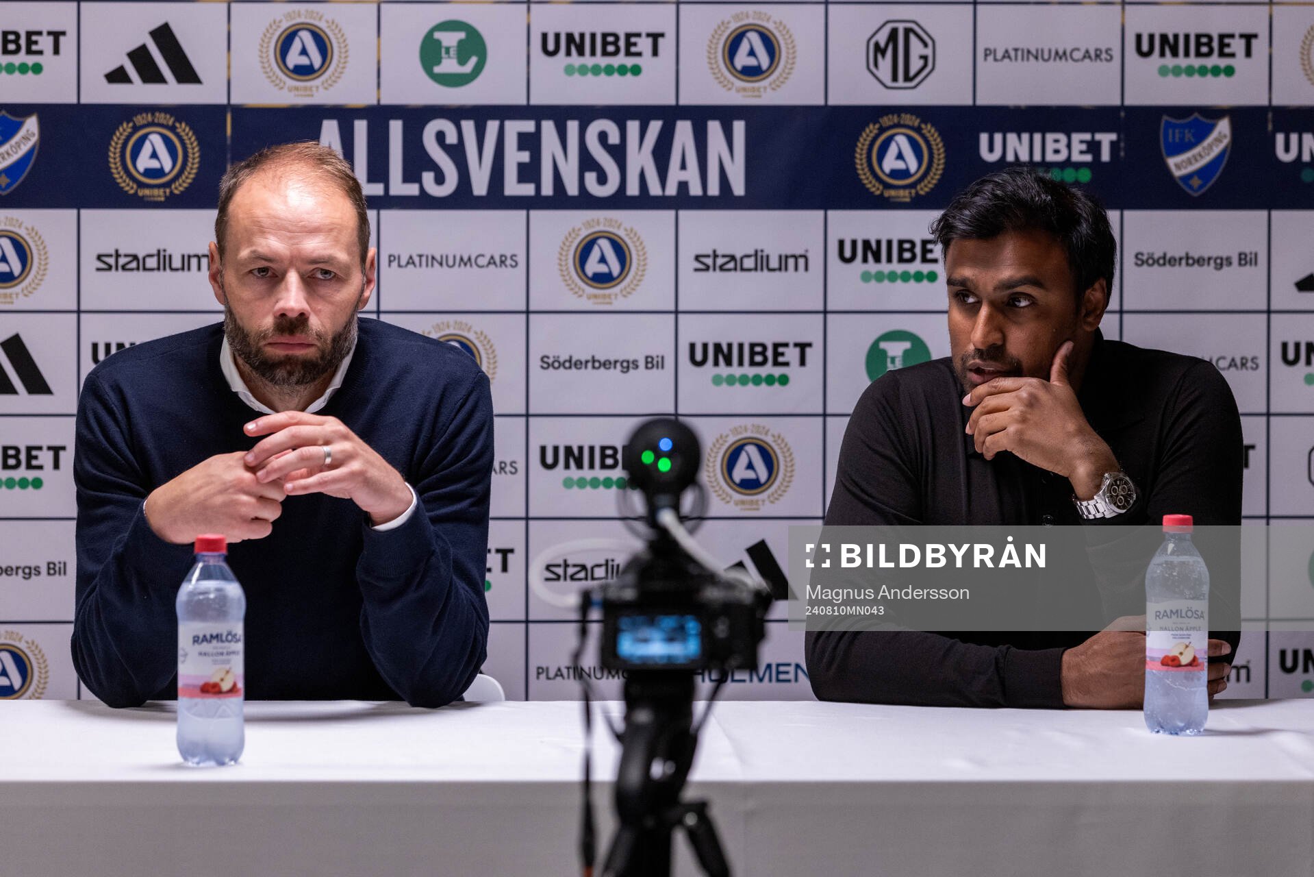 IFK Norrköpings tränare Andreas Alm och Västerås