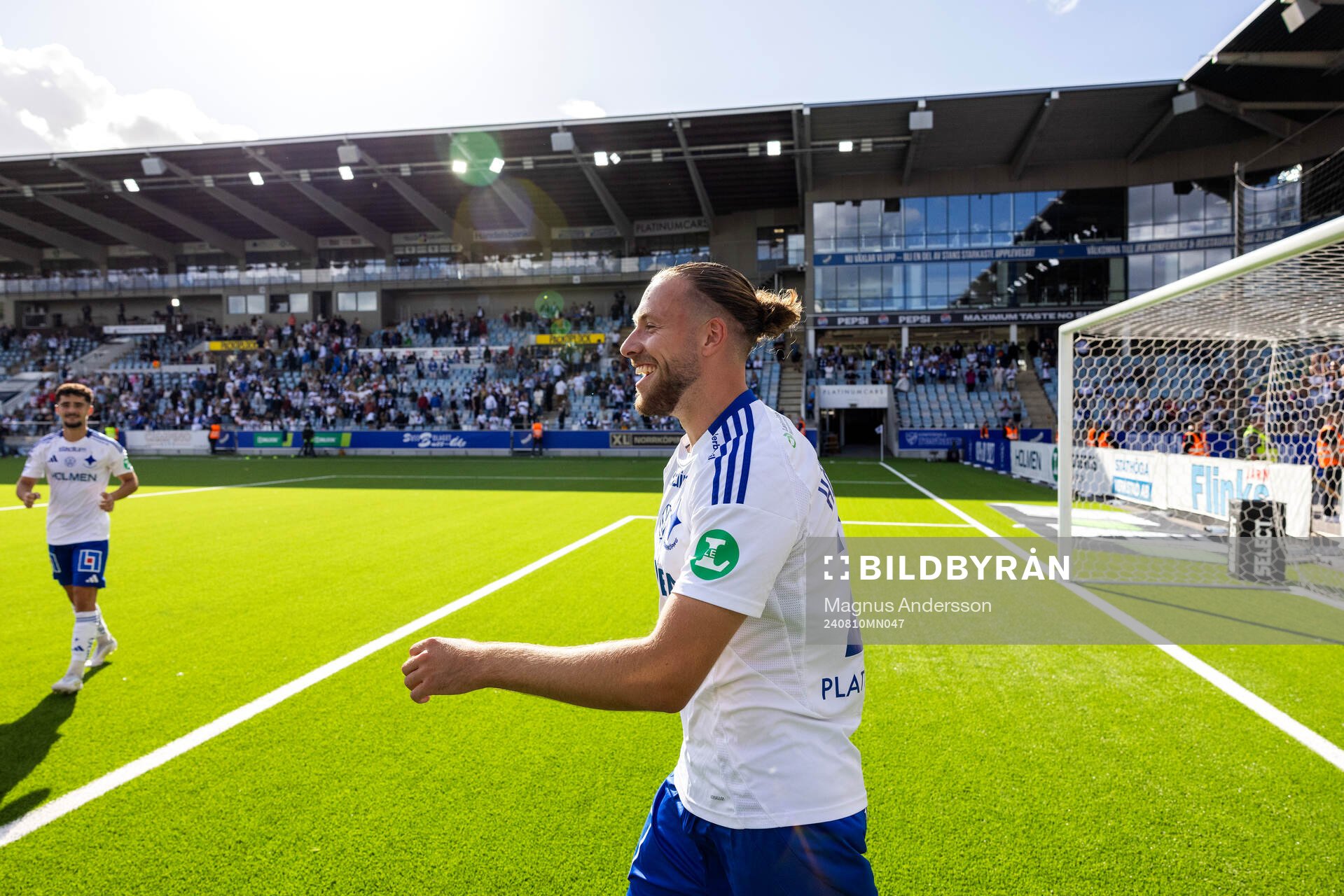IFK Norrköpings Kevin Höög Jansson jublar