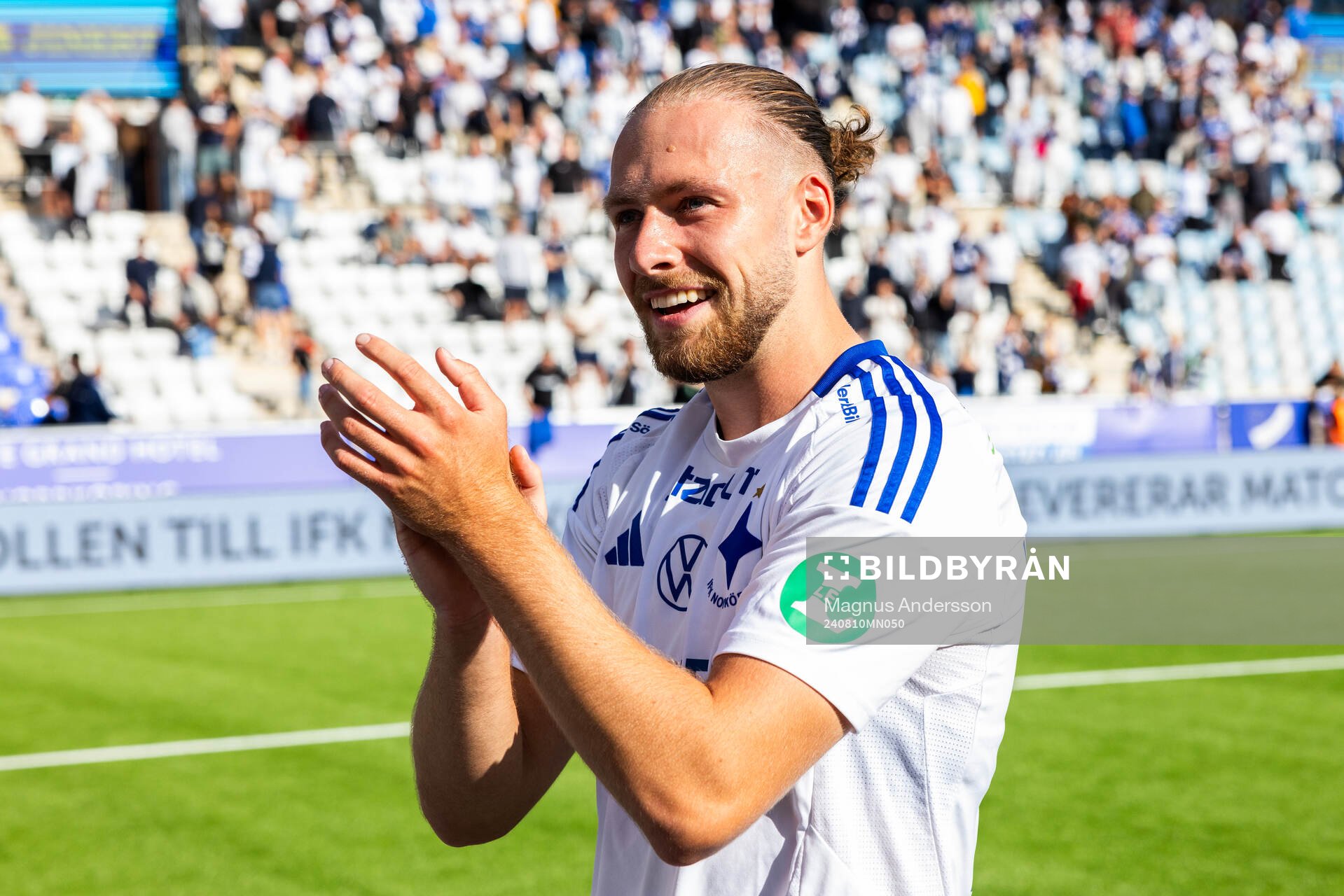 IFK Norrköpings Kevin Höög Jansson jublar