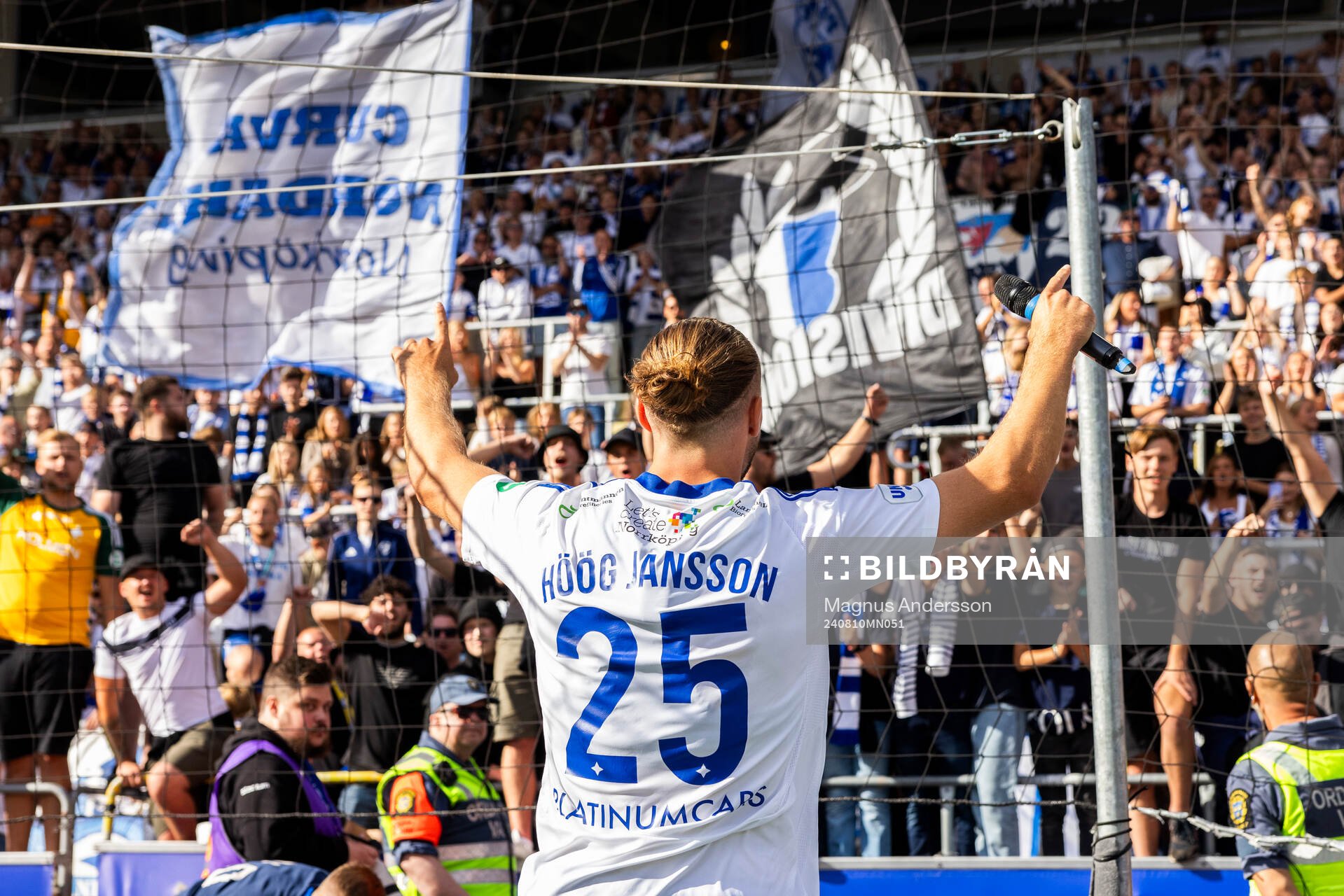 IFK Norrköpings Kevin Höög Jansson jublar