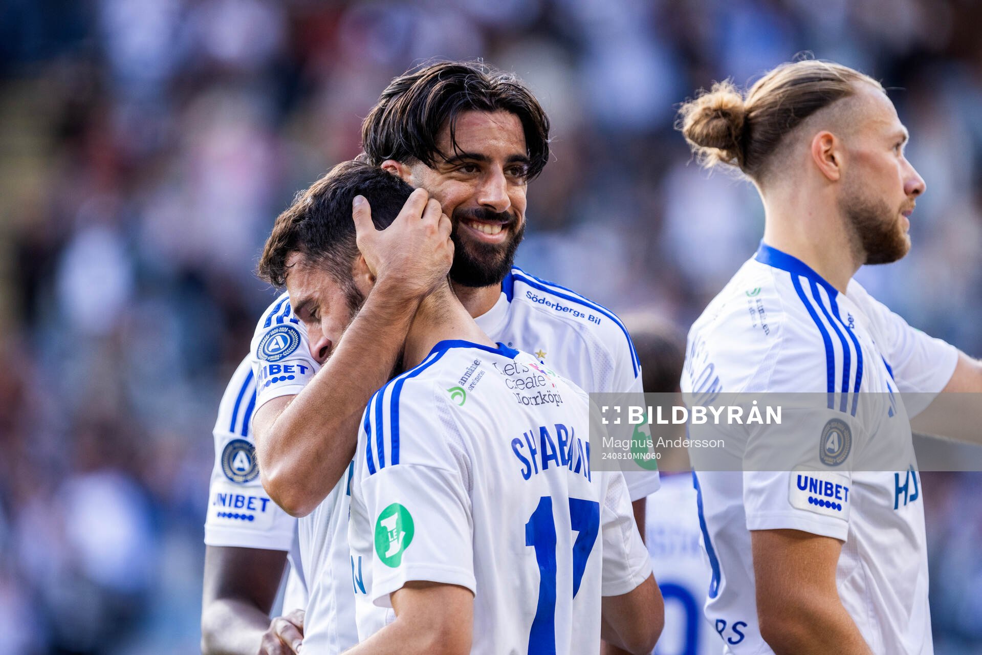 IFK Norrköpings Laorent Shabani och Kristoffer Khazeni