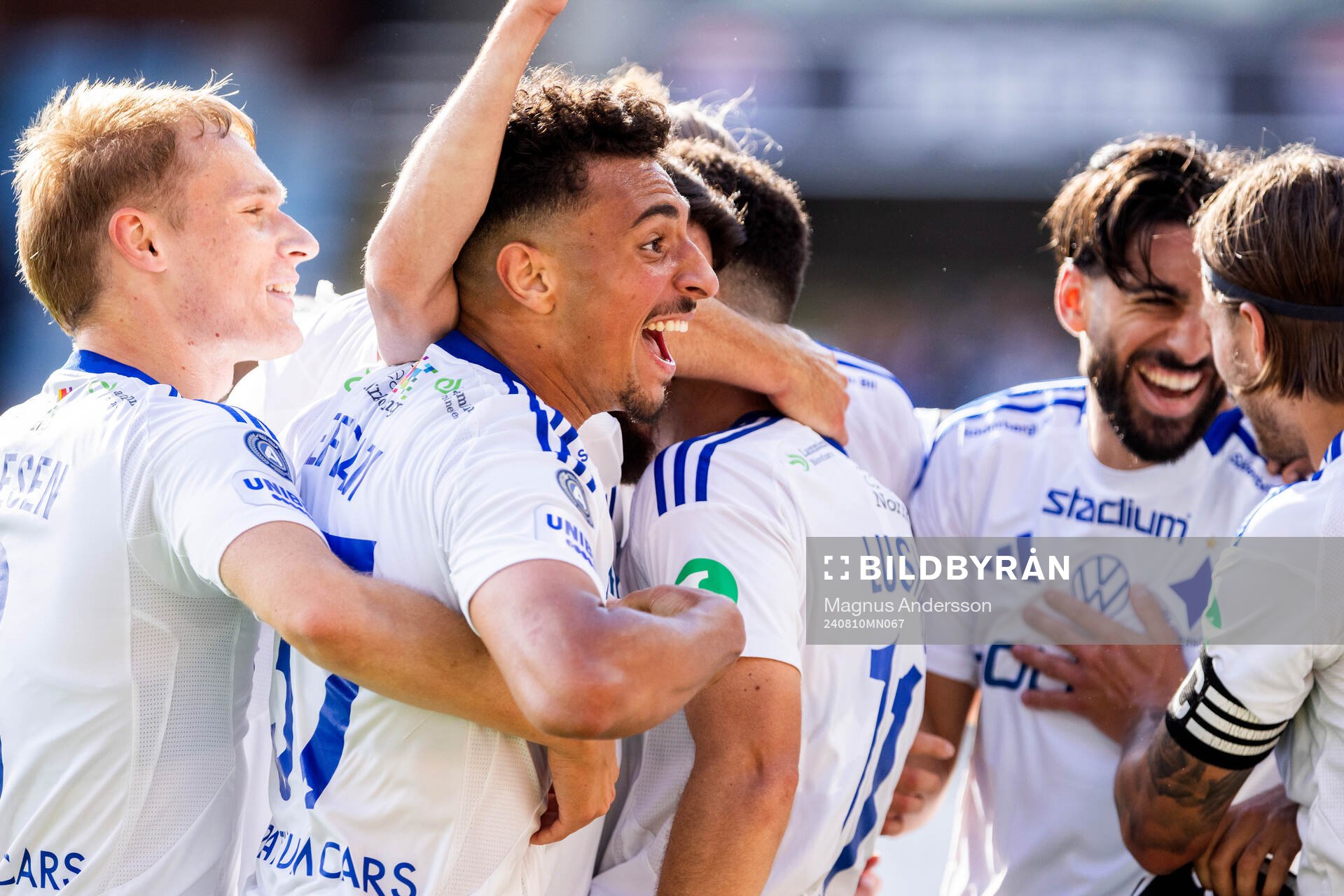 IFK Norrköpings Marcus Baggesen, Moutaz Neffati jublar med