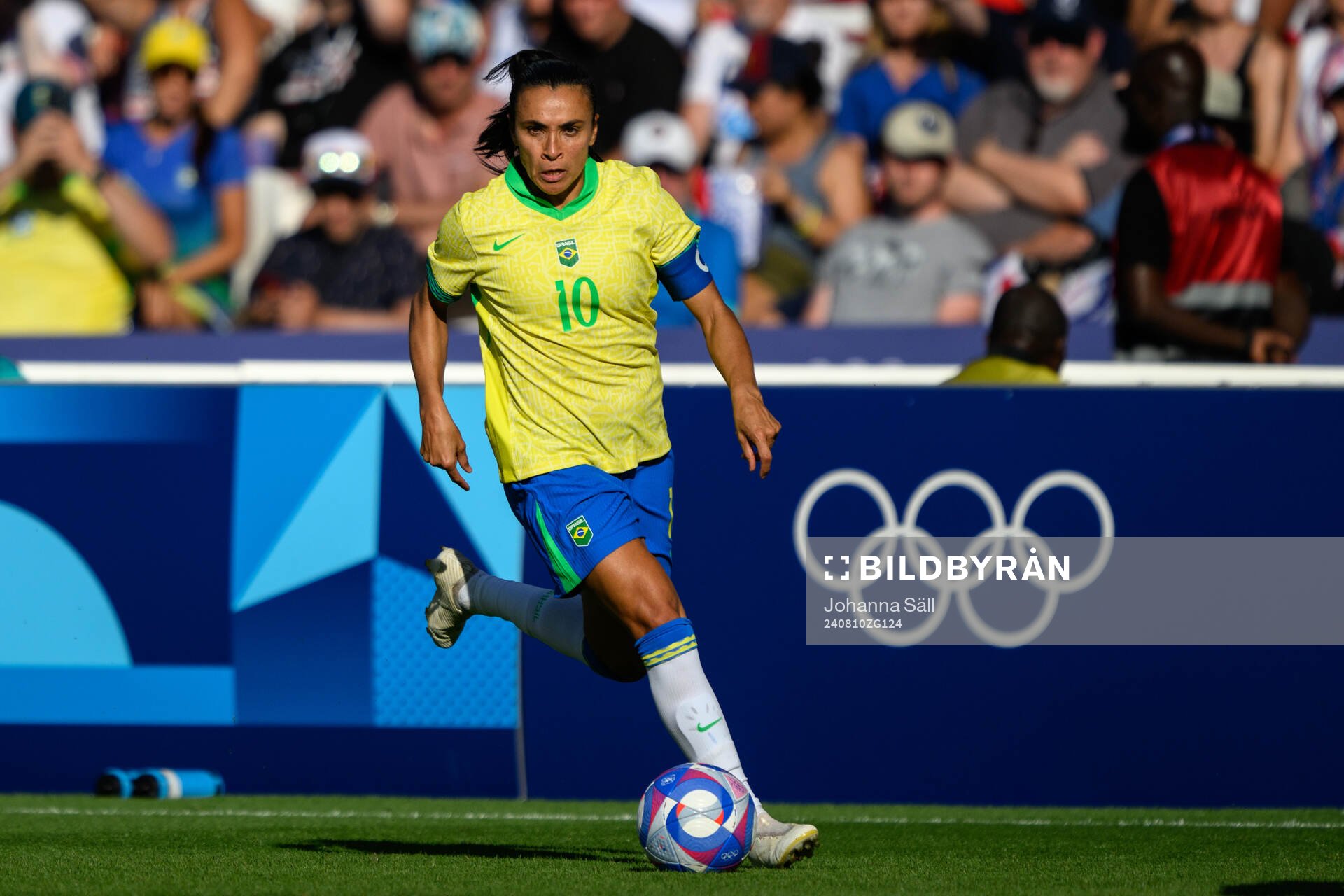 Marta of Brazil in the women’s football final between