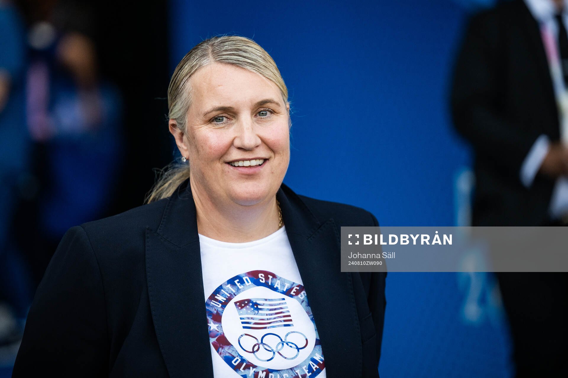 Head coach Emma Hayes of USA