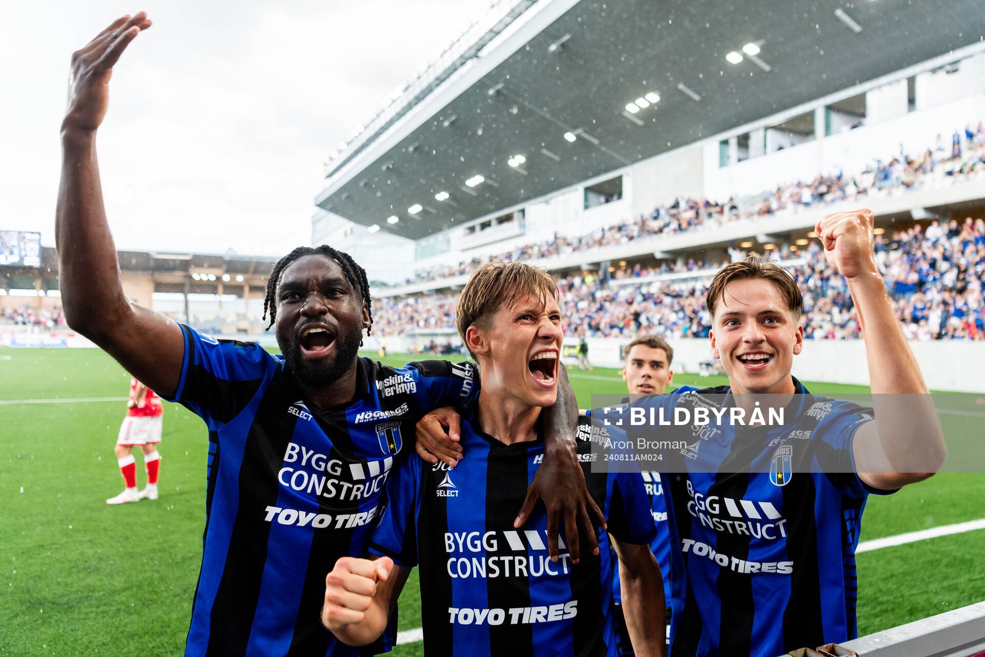 Sirius Marcus Lindberg, Patrick Nwadike och Adam Vikman
