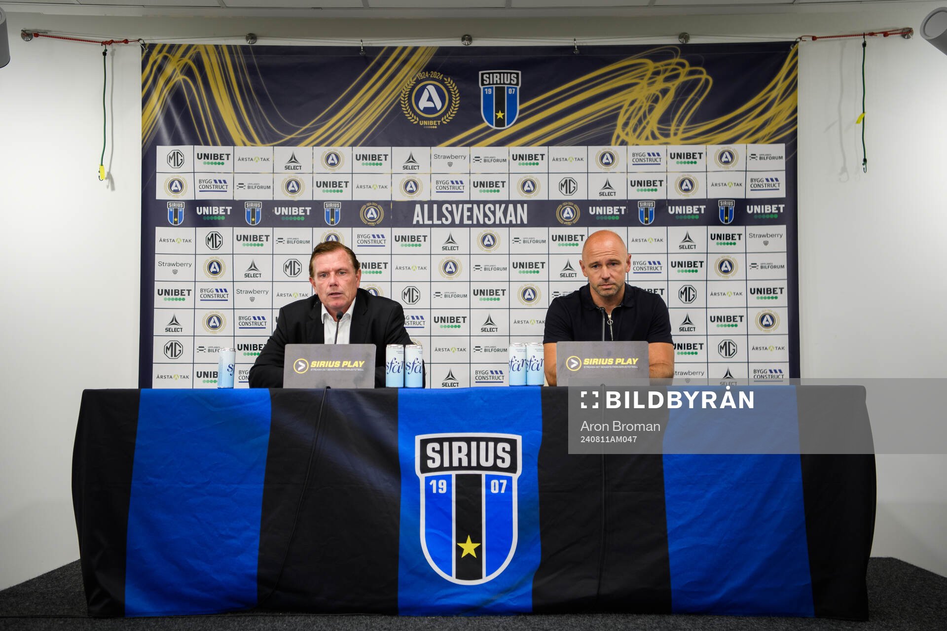 Sirius tränare Christer Mattiasson och Kalmars tränare