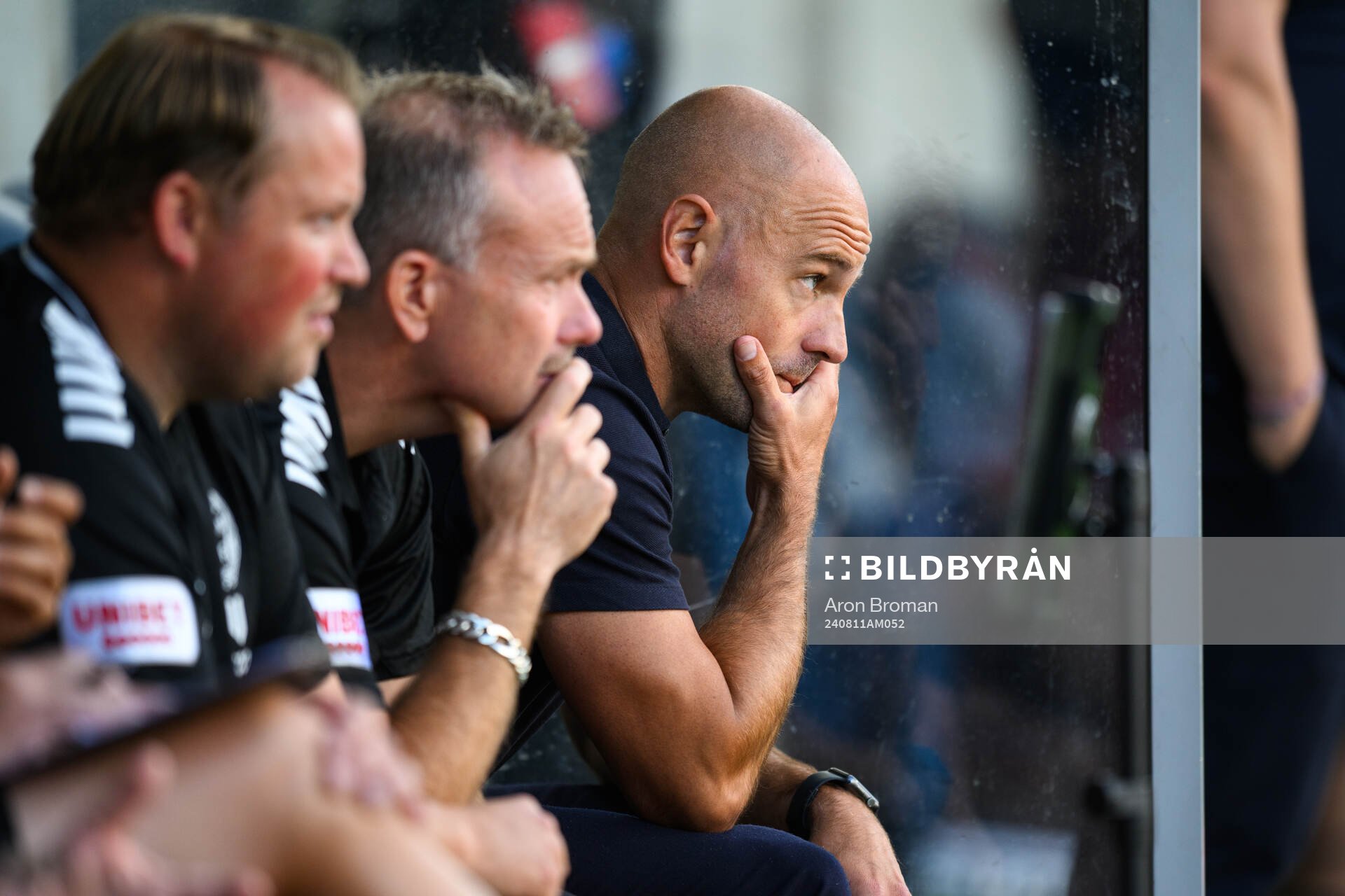 Kalmars tränare Stefan Larsson deppar