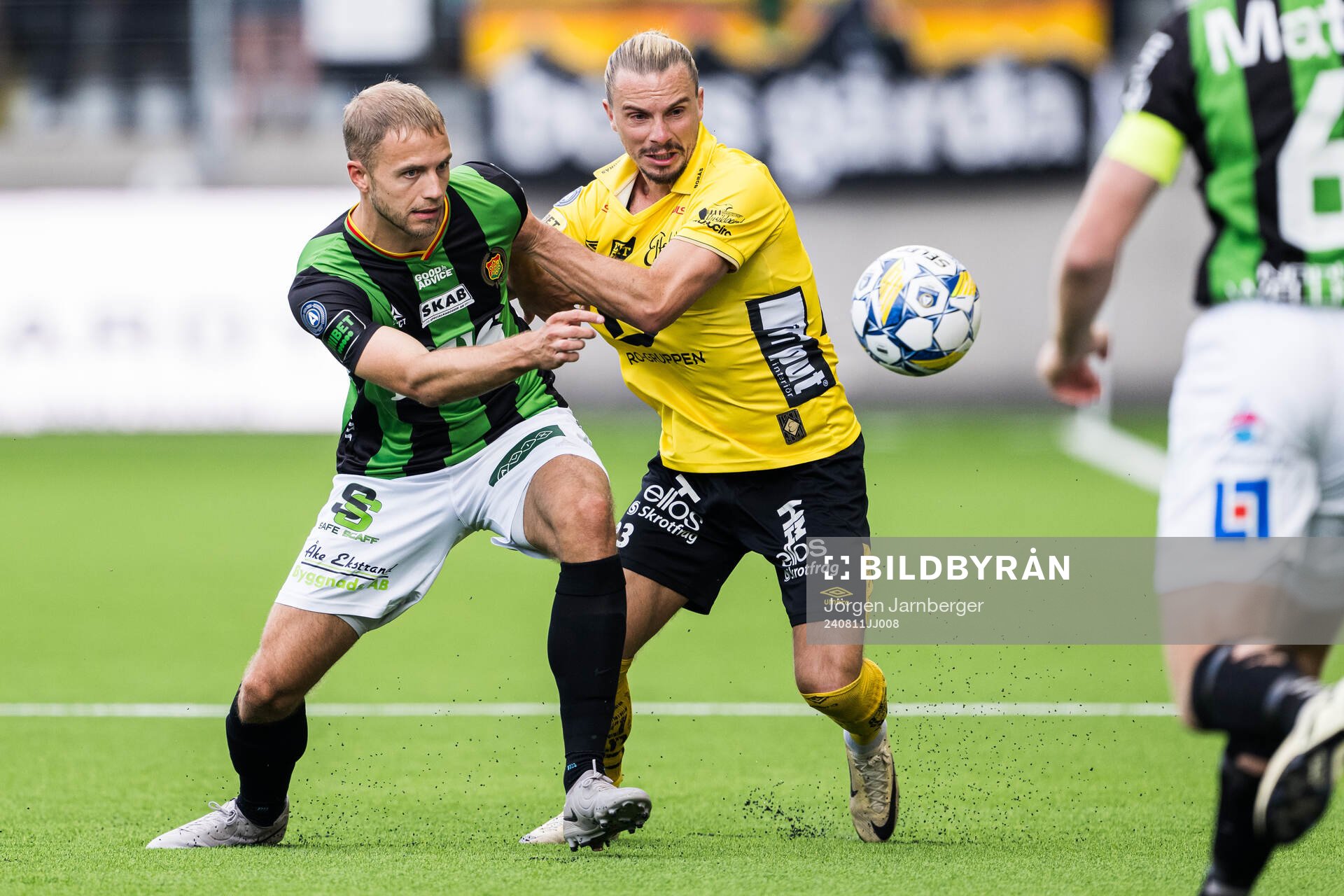 GAISs Gustav Lundgren och Elfsborgs Niklas Hult