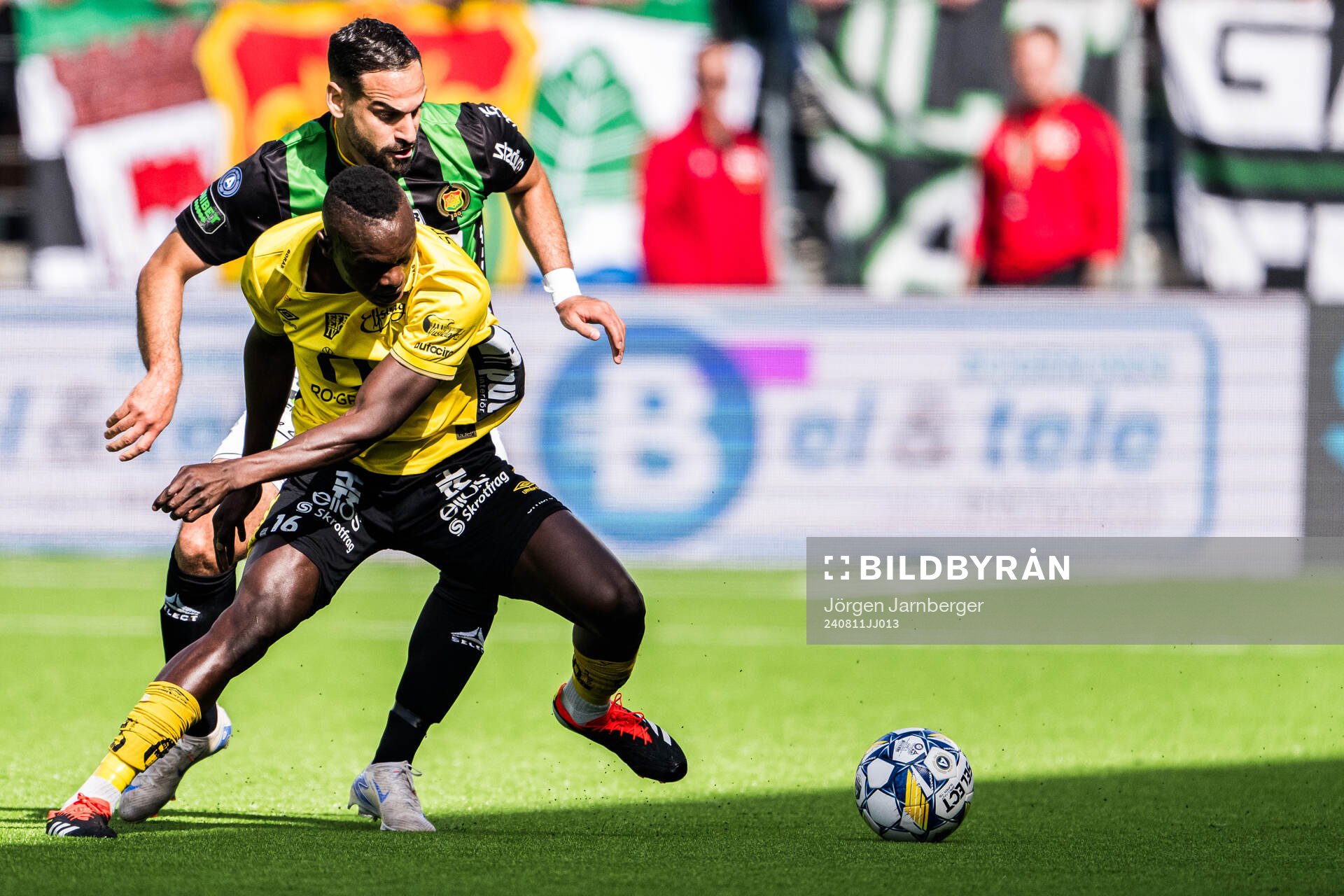 GAISs Mervan Celik och Elfsborgs Timothy Noor Ouma