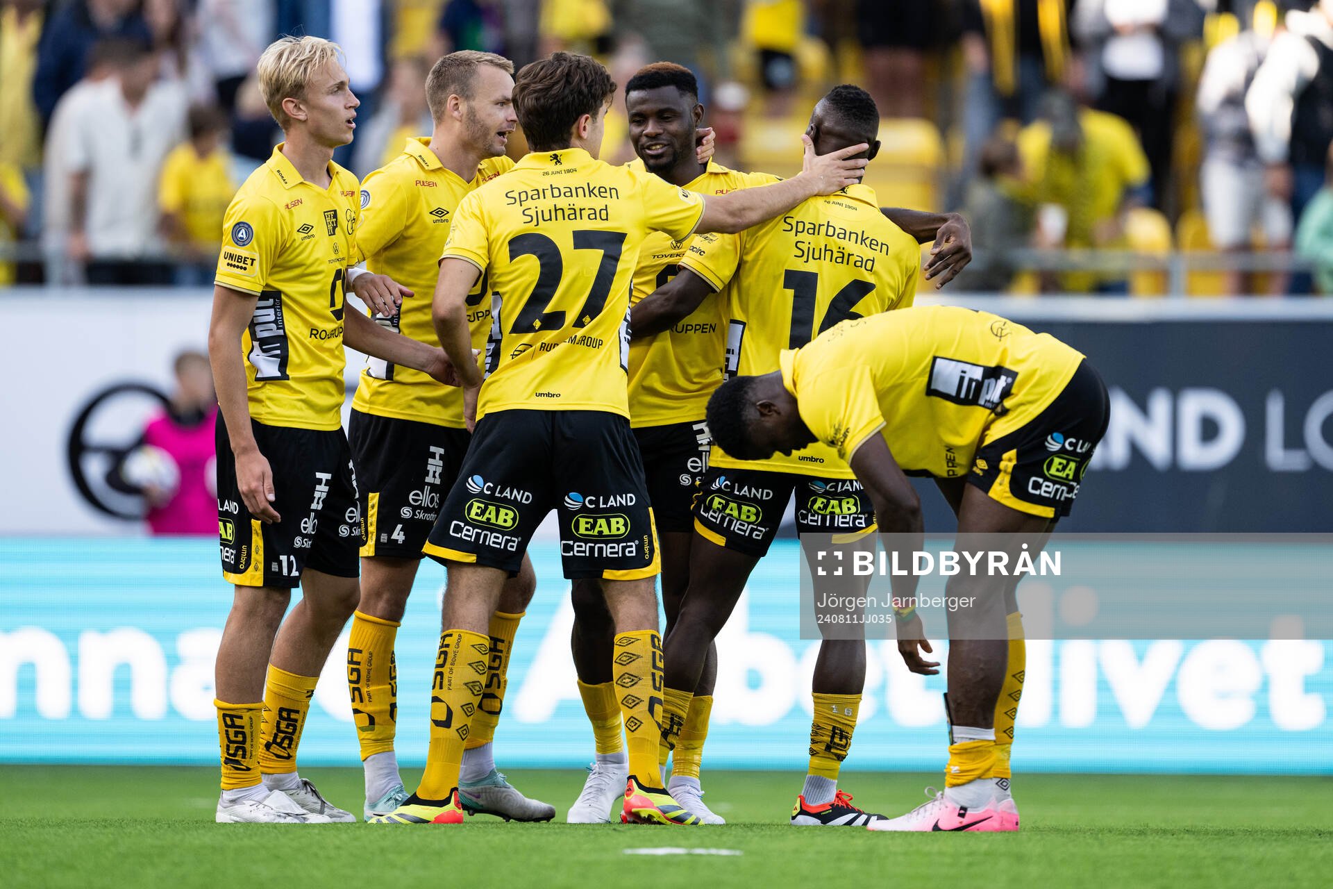 Elfsborgs spelare jublar