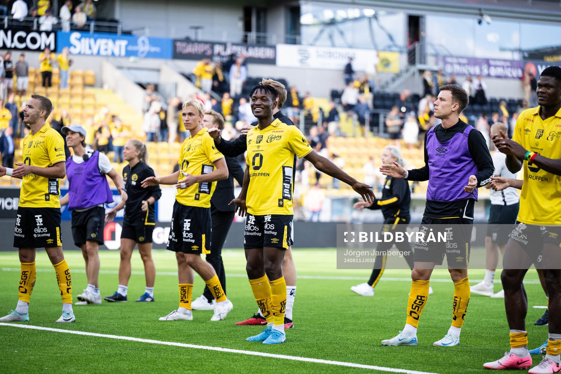 Elfsborgs spelare jublar