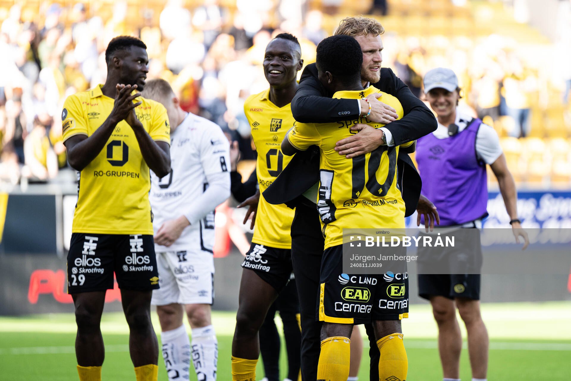 Elfsborgs spelare jublar