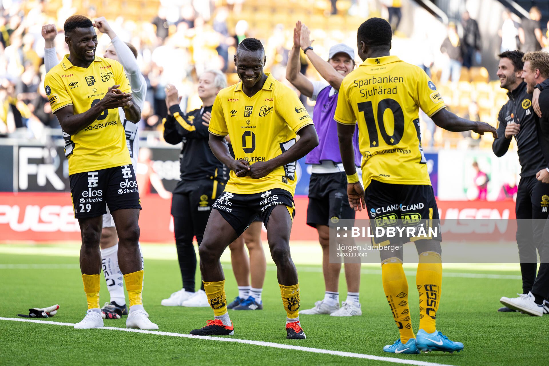 Elfsborgs spelare jublar