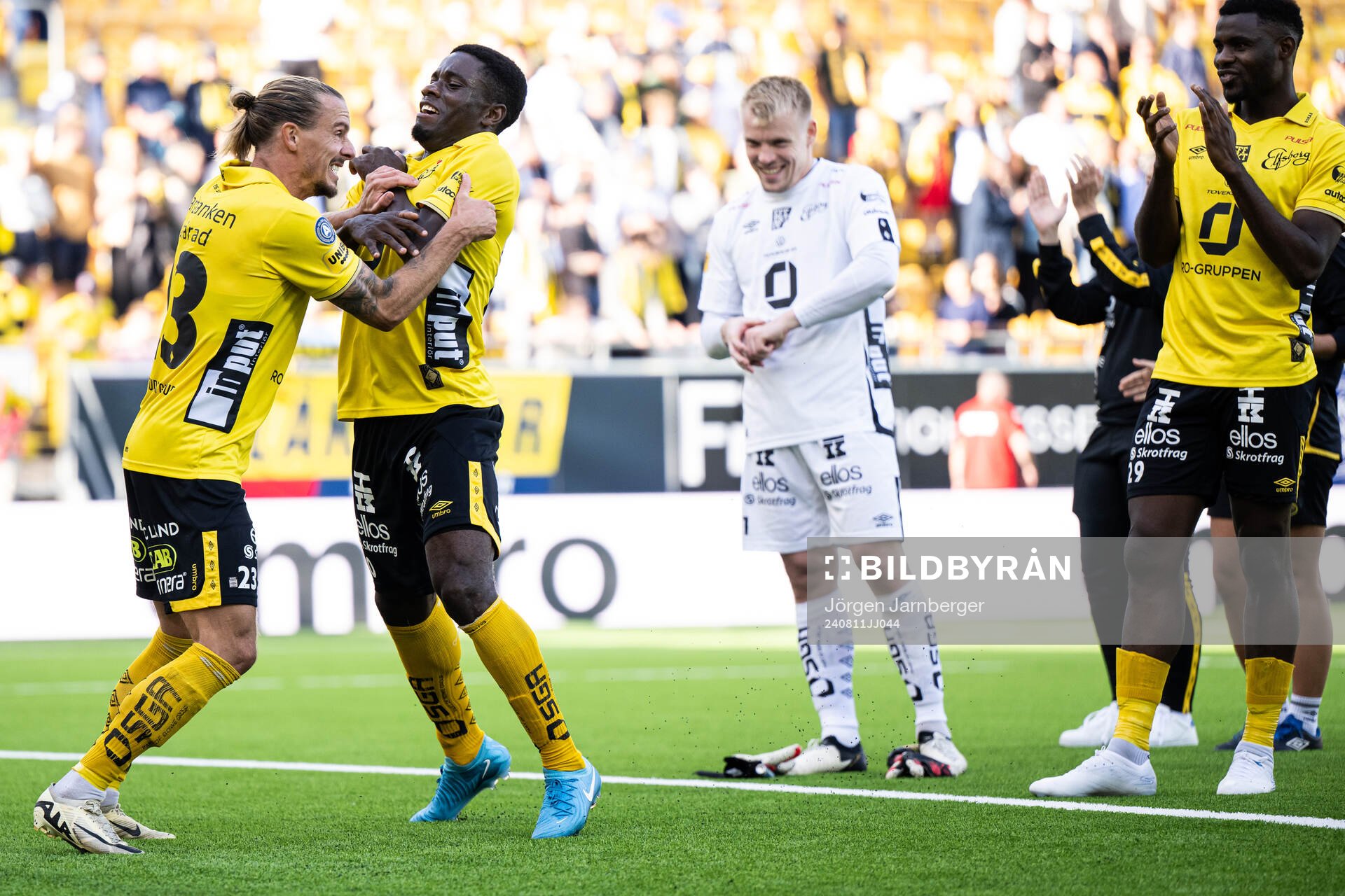 Elfsborgs spelare jublar