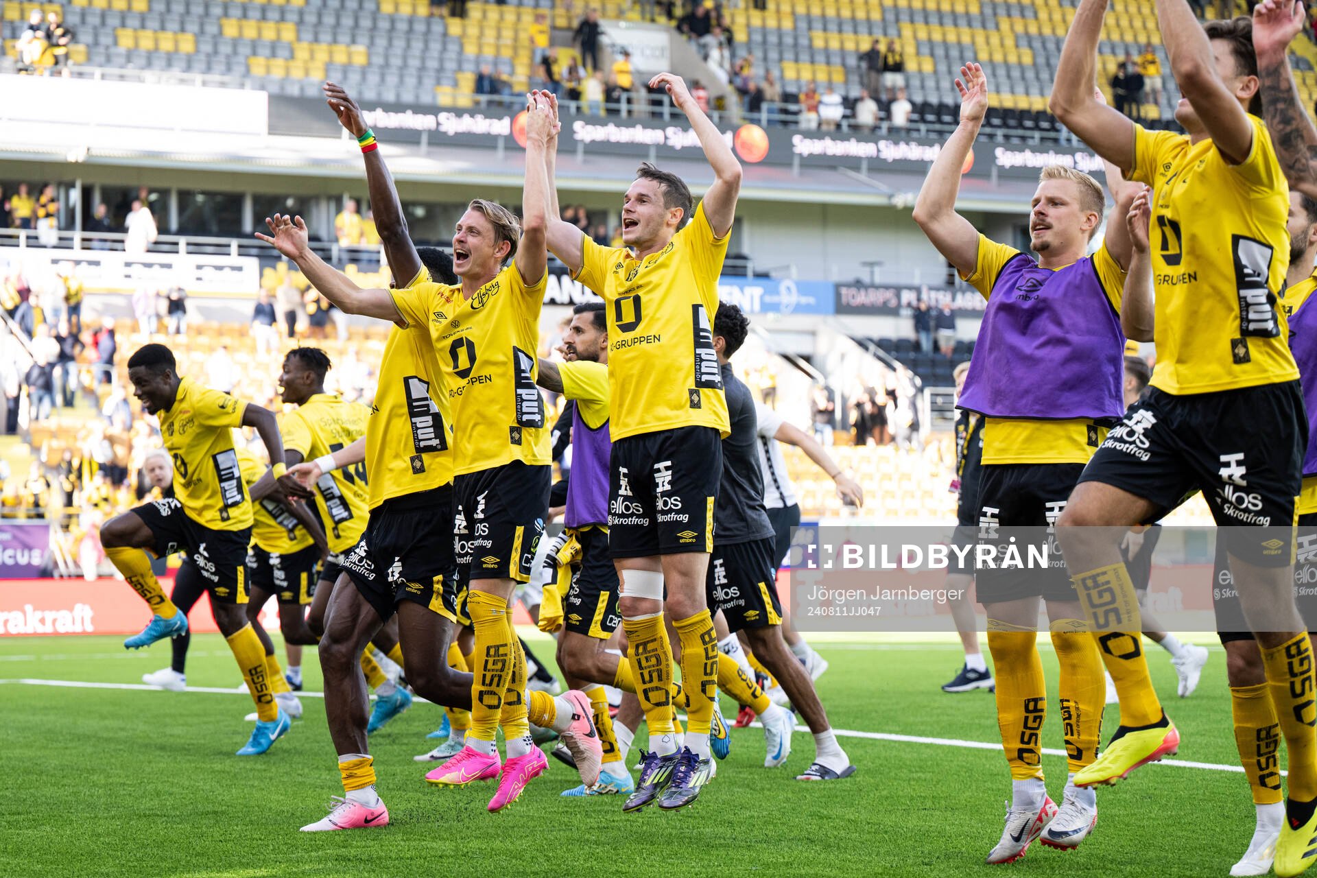 Elfsborgs spelare jublar