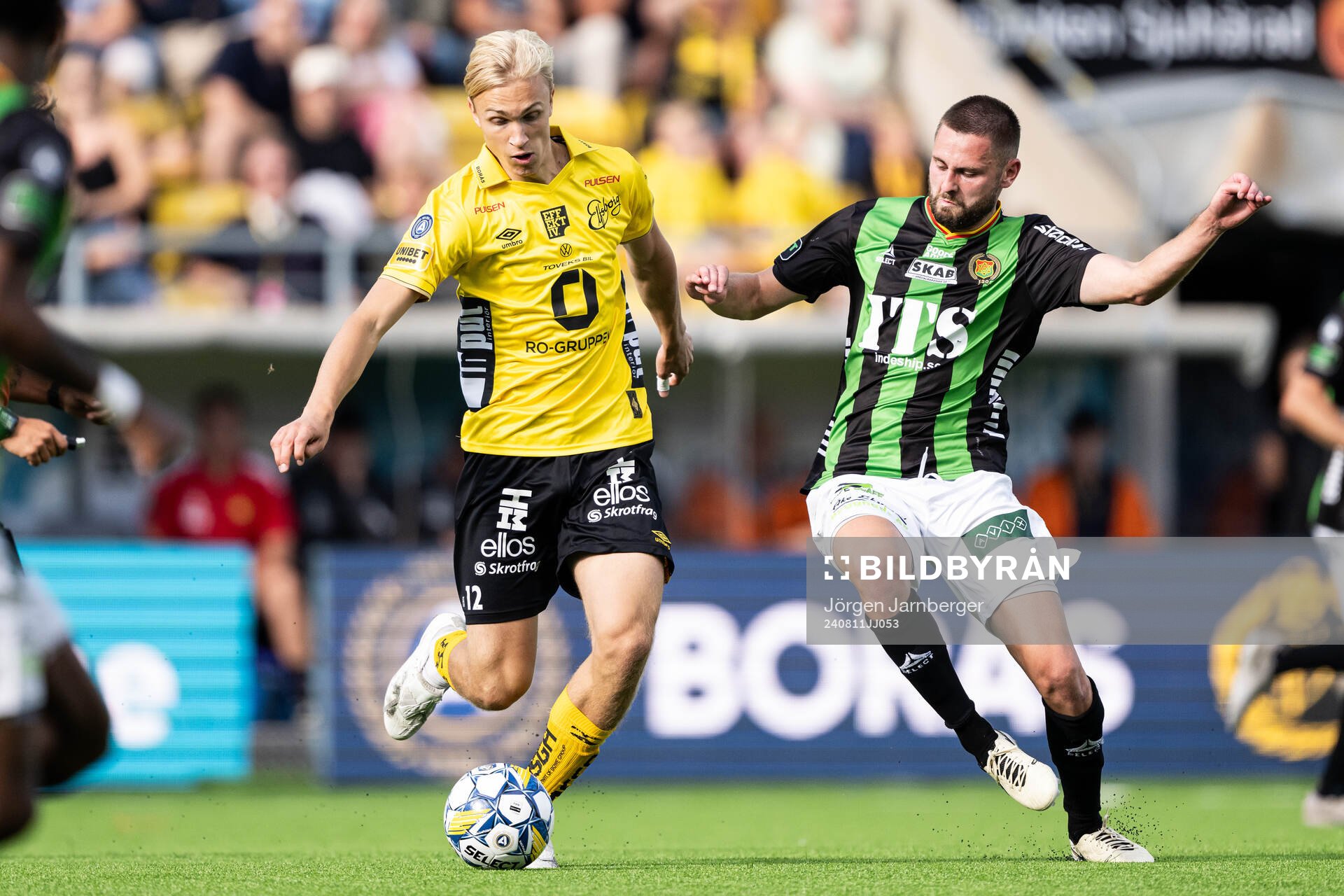 Elfsborgs Leo Östman och GAISs Axel Norén