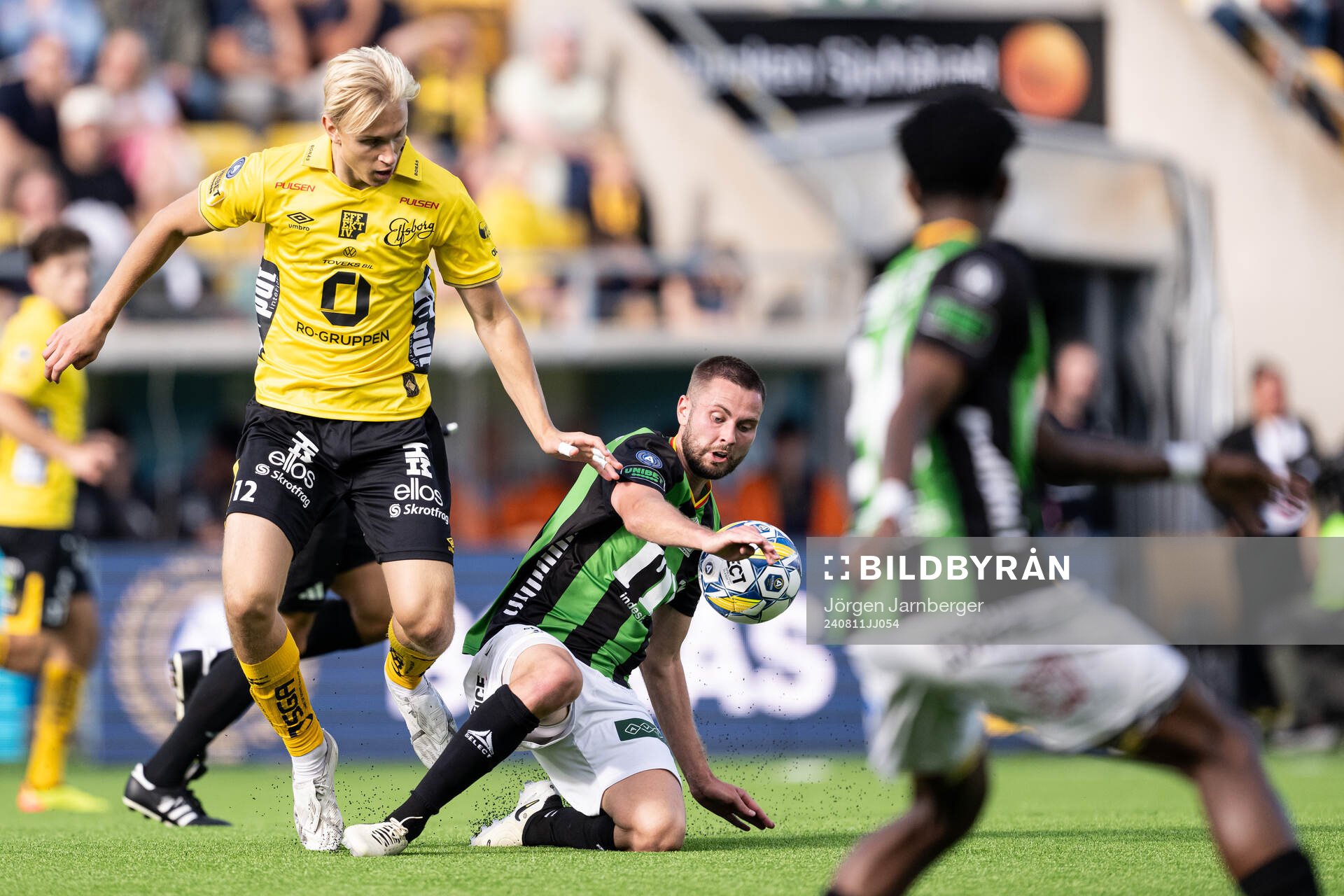 Elfsborgs Leo Östman och GAISs Axel Norén