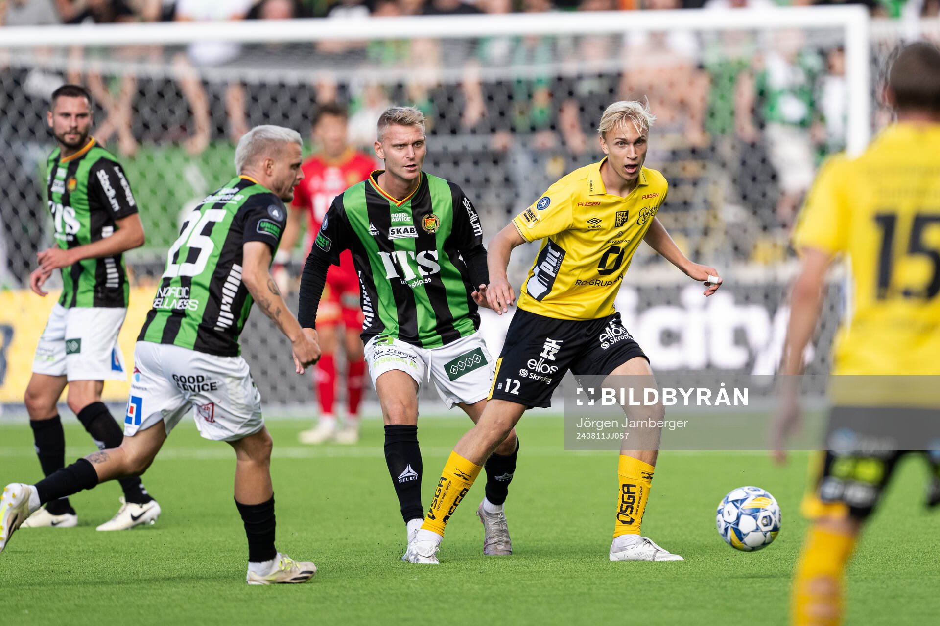 GAISs Jonas Lindberg och Joackim Åberg och Elfsborgs Leo