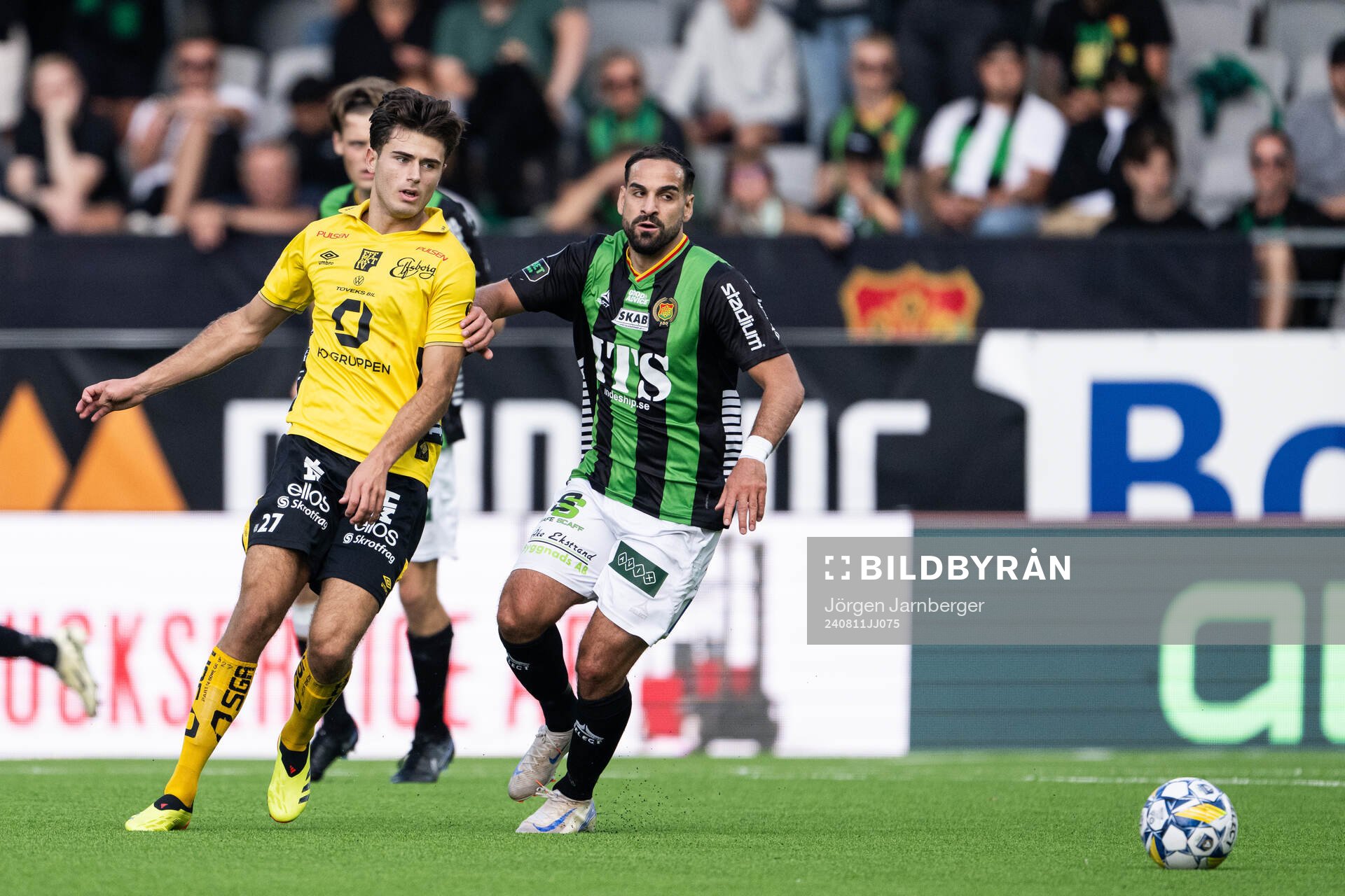 Elfsborgs Besfort Zeneli och GAISs Mervan Celik