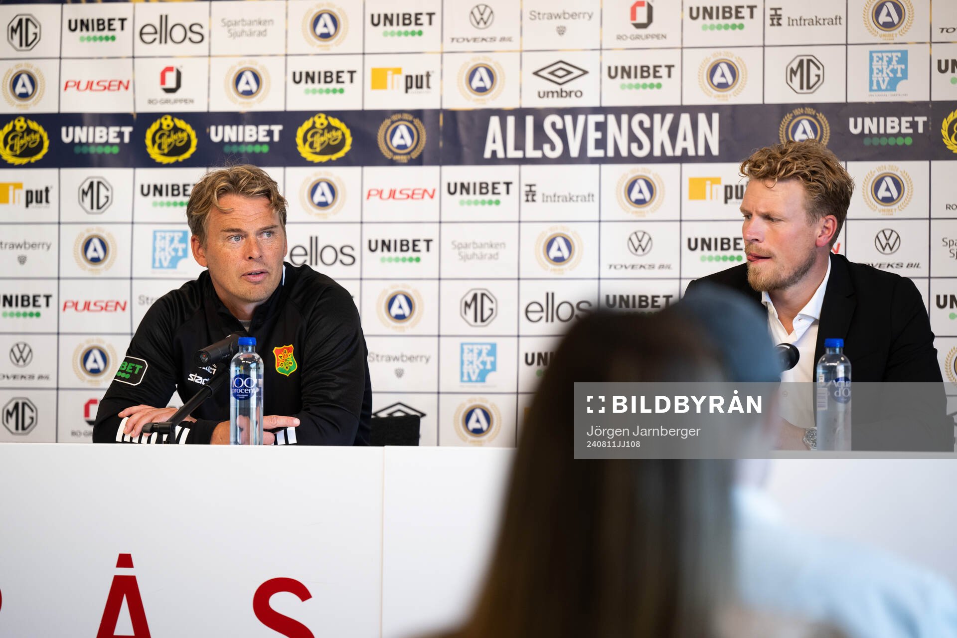 GAISs tränare Fredrik Holmberg och Elfsborgs manager Oscar