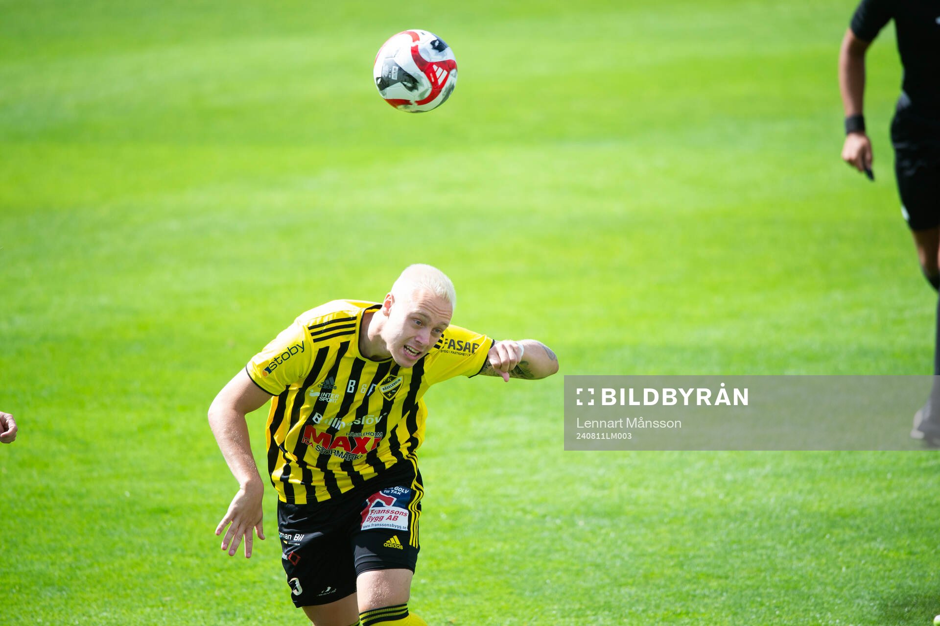 IFK Hässleholms Alexander Sjöström i matchen i div 2