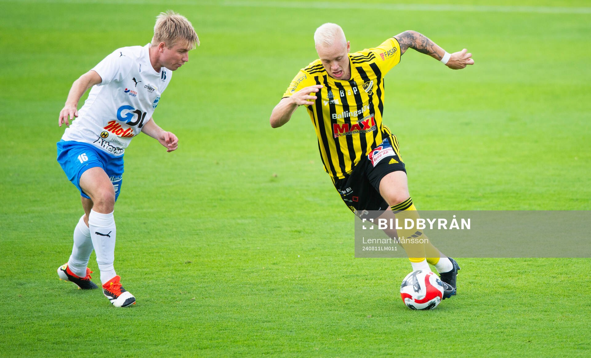 IFK Hässleholms Alexander Sjöström i matchen i div 2