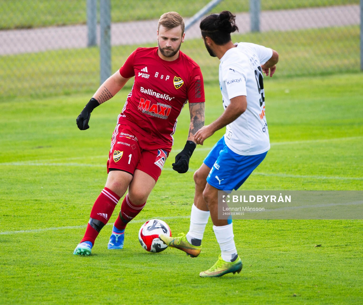IFK Hässleholms målvakt och assisterande tränare Oskar