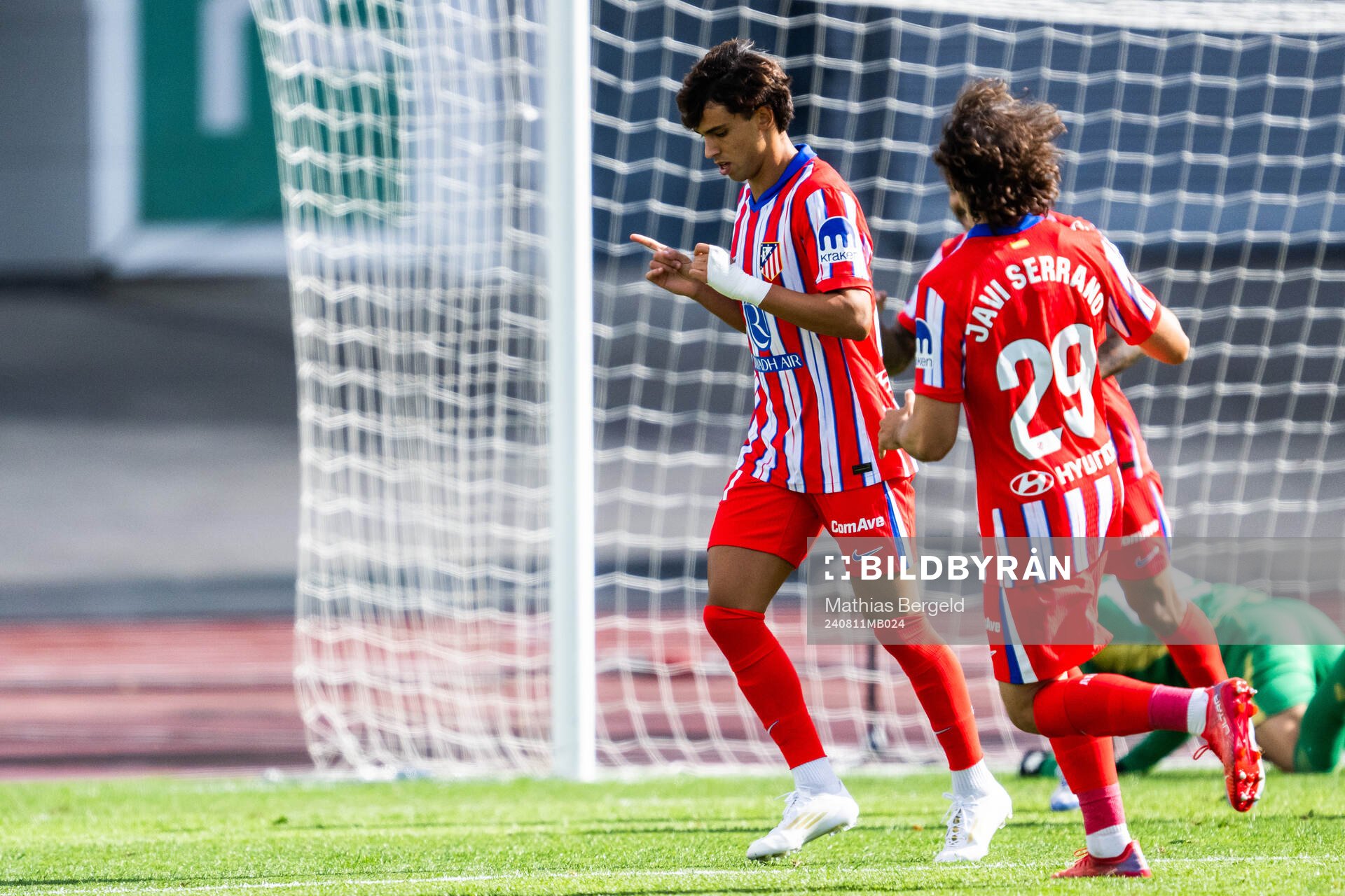 Joao Felix of Atletico Madrid celebrates
