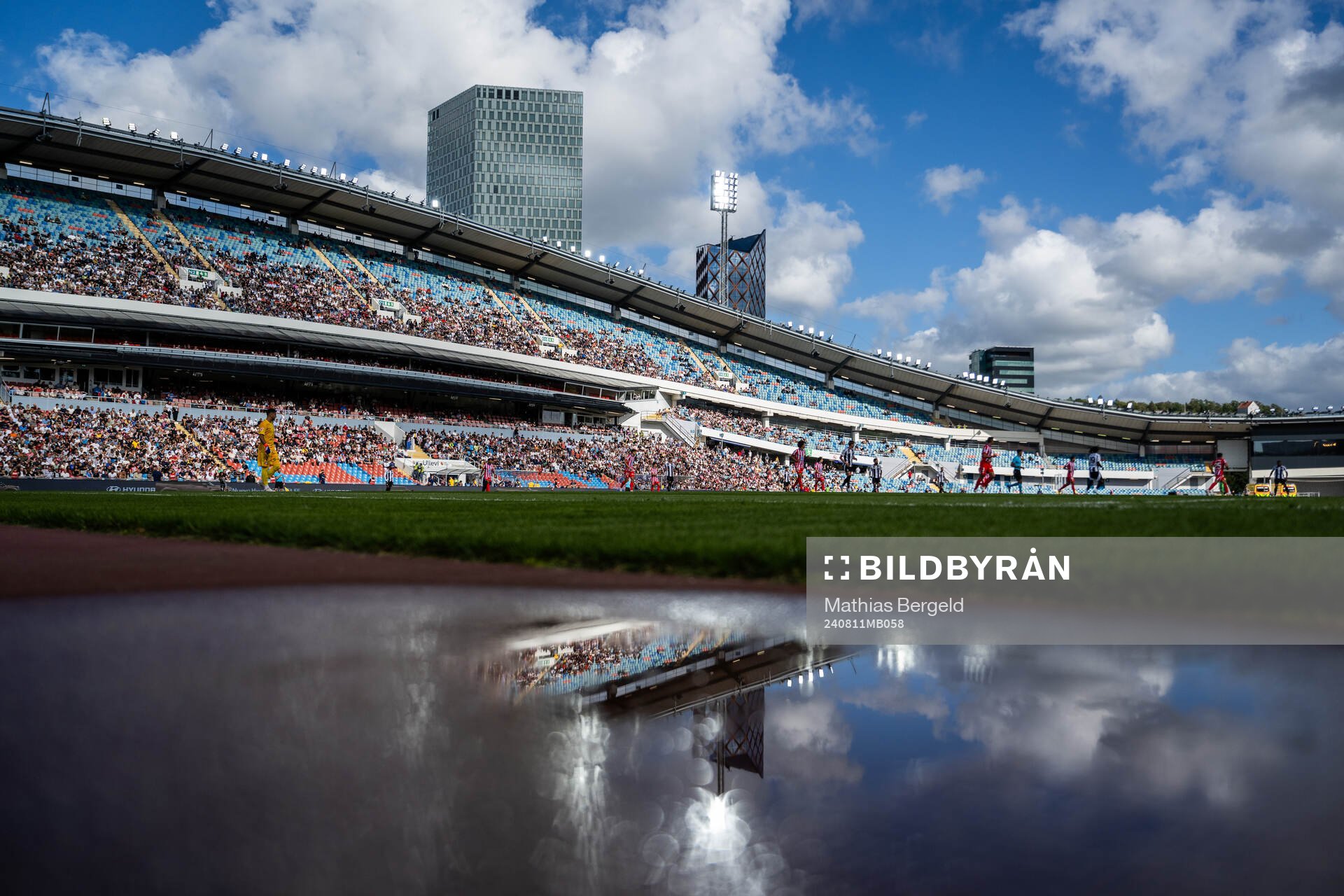 General view of Ullevi Stadium during the Friendly football match between Atletico Madrid and Juventus on August 11, 2024 in Gothenburg. 