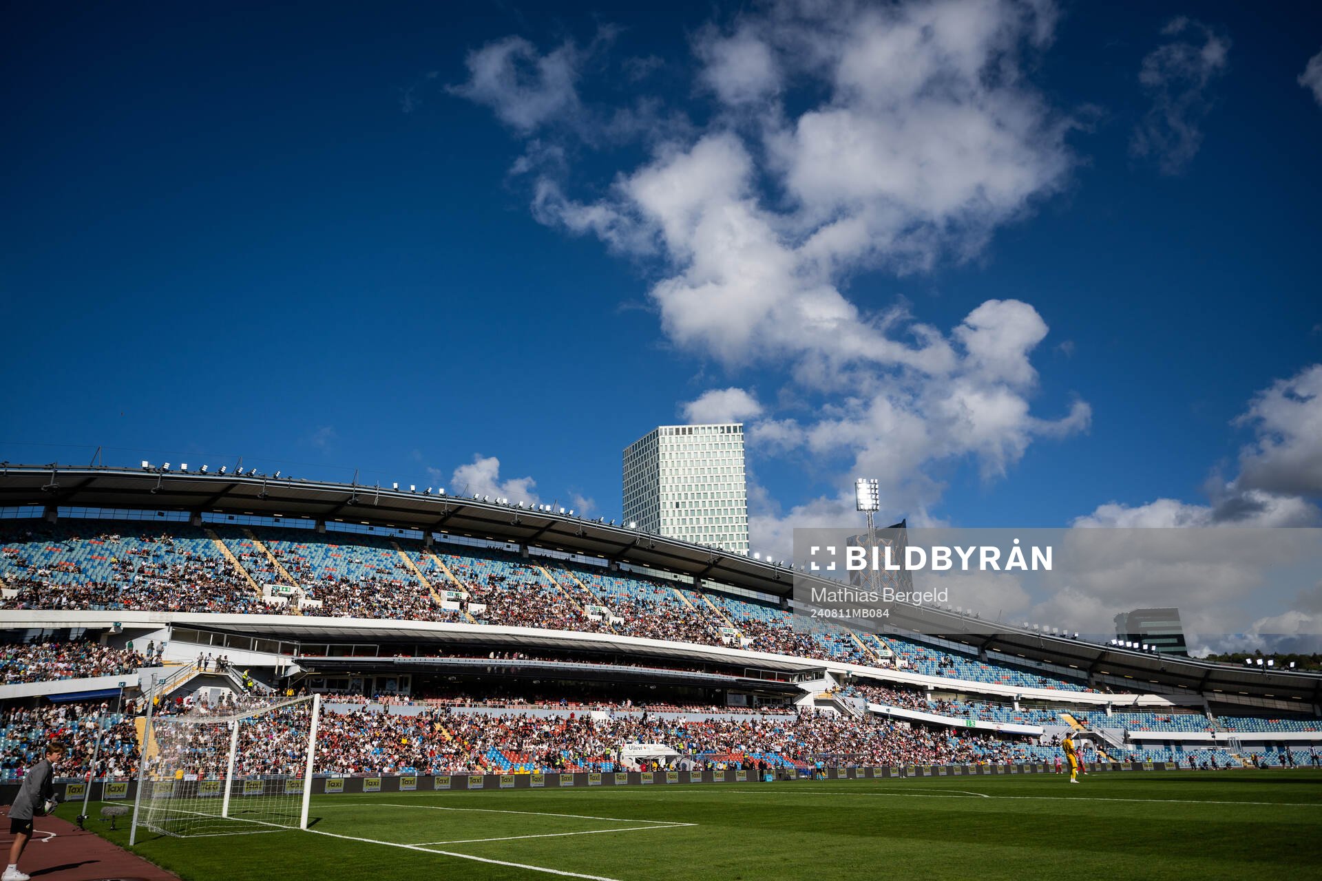 General view of Ullevi Stadium during the Friendly football match between Atletico Madrid and Juventus on August 11, 2024 in Gothenburg.