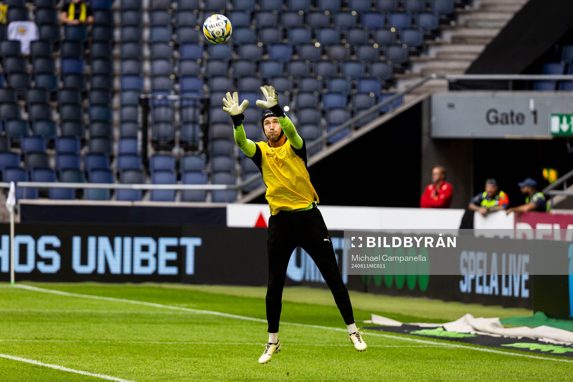 Mjällbys målvakt Noel Törnqvist