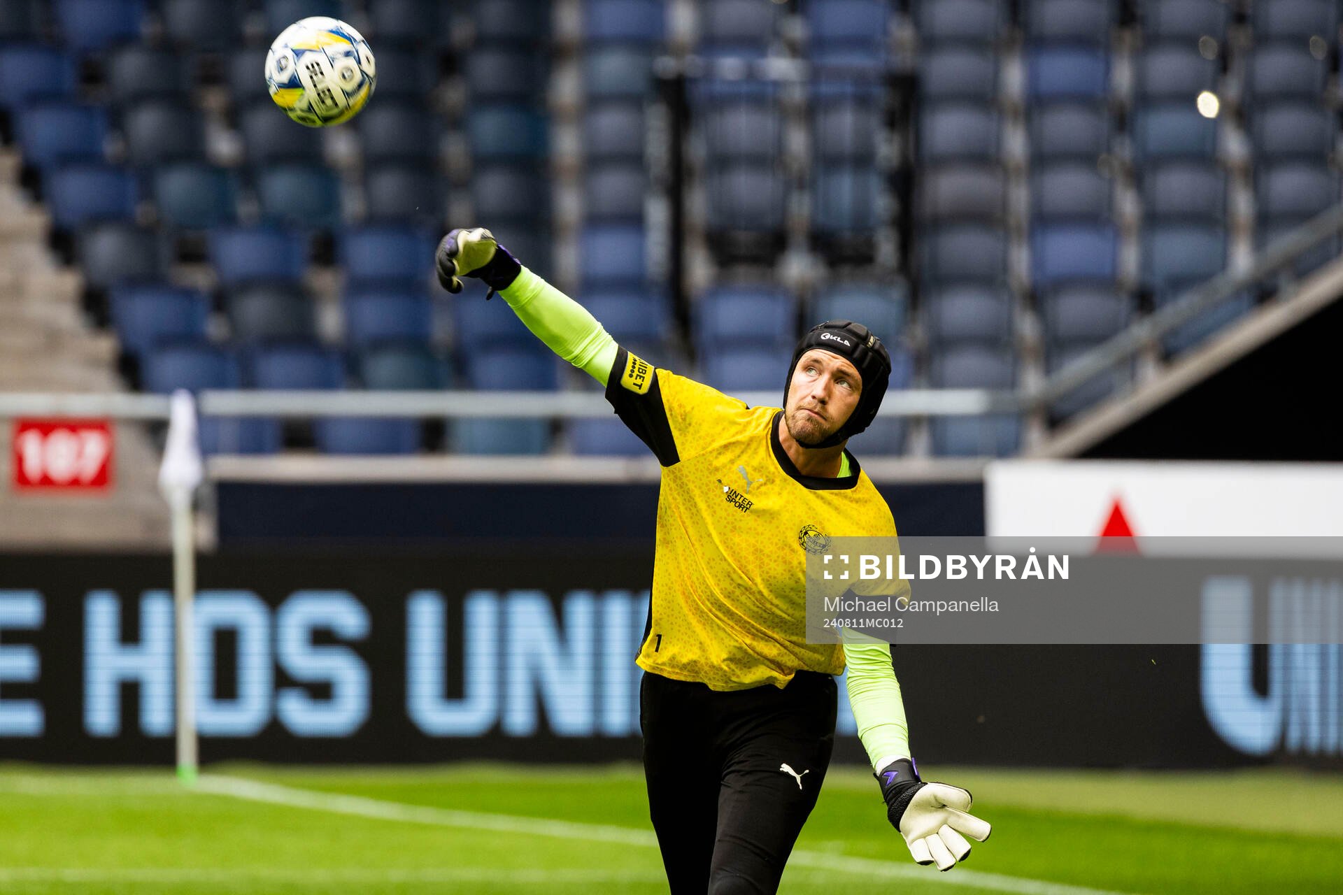 Mjällbys målvakt Noel Törnqvist