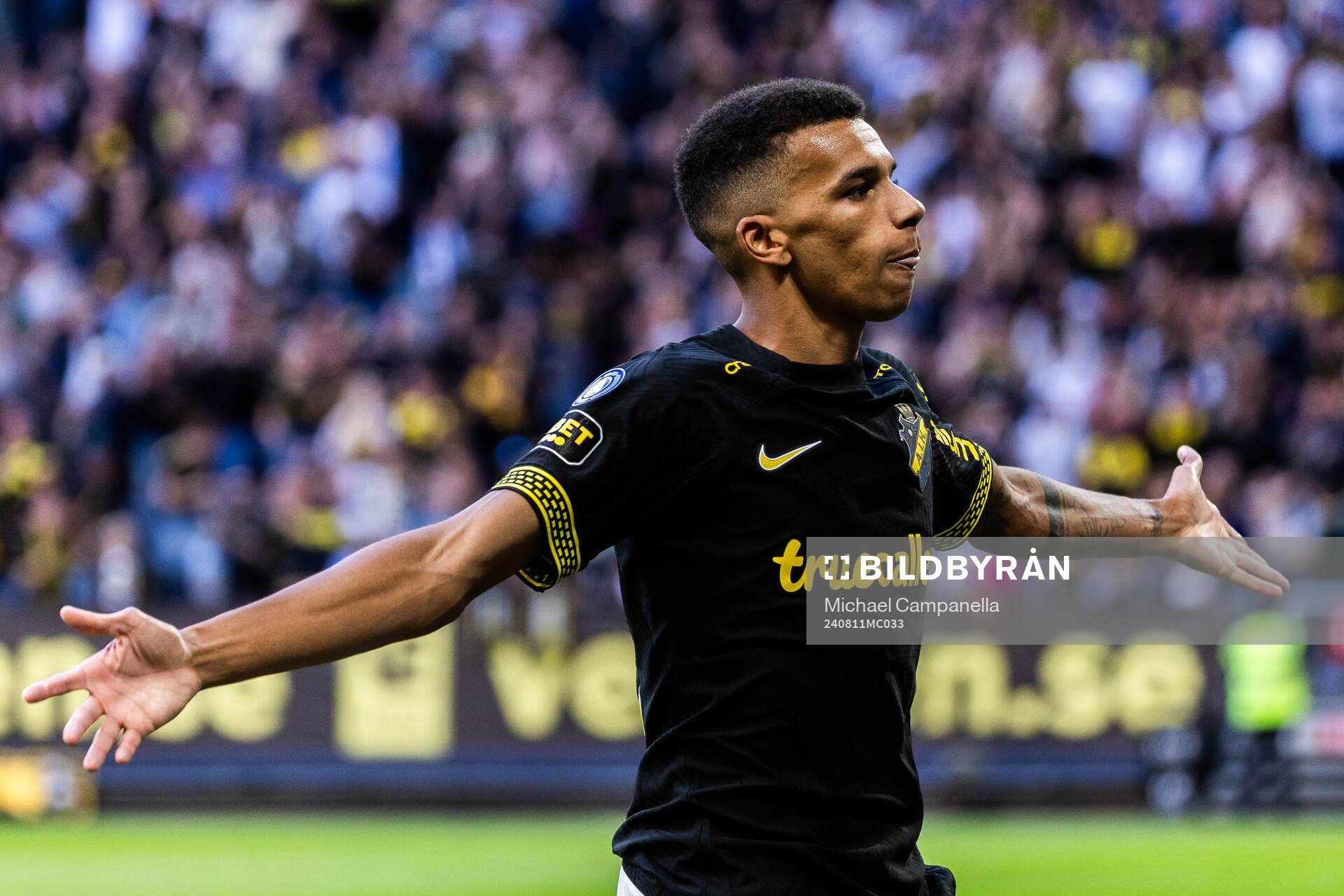 AIKs Rui Manuel Muati Modesto jublar